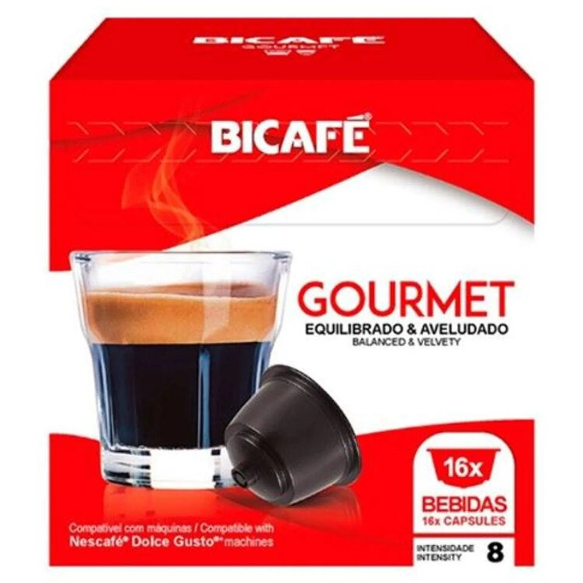 CÁPSULA BICAFE GOURMET DOLCE GUSTO 16CAP