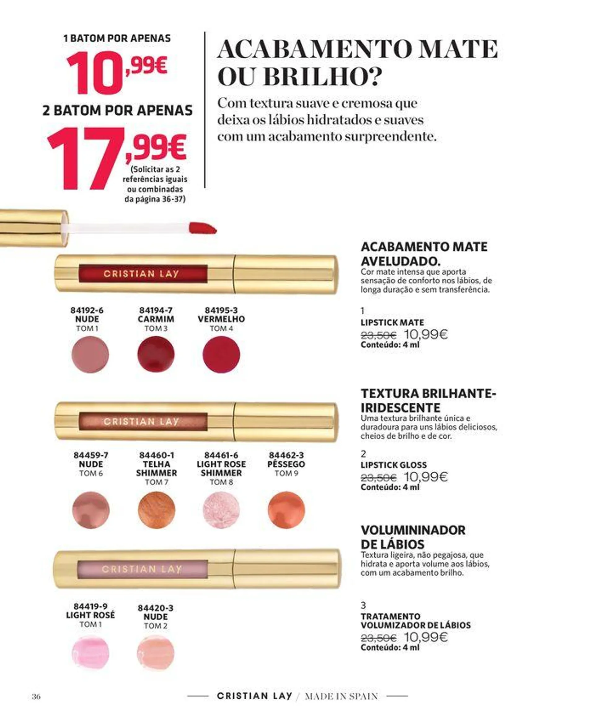 Folheto Folheto Cristian Lay de 9 de julho até 28 de julho 2024 - Pagina 36