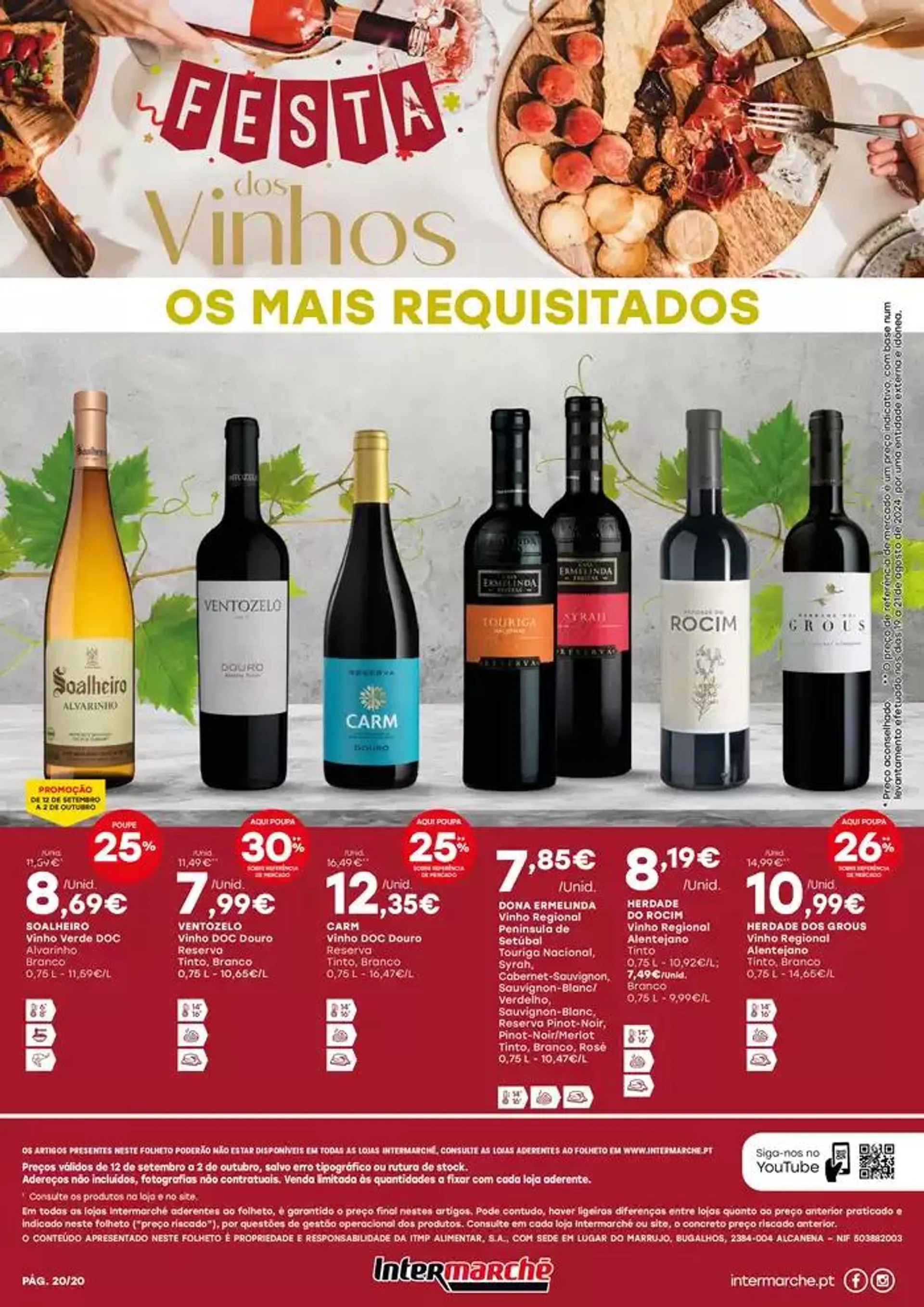 Folheto Festa dos Vinhos de 12 de setembro até 2 de outubro 2024 - Pagina 20