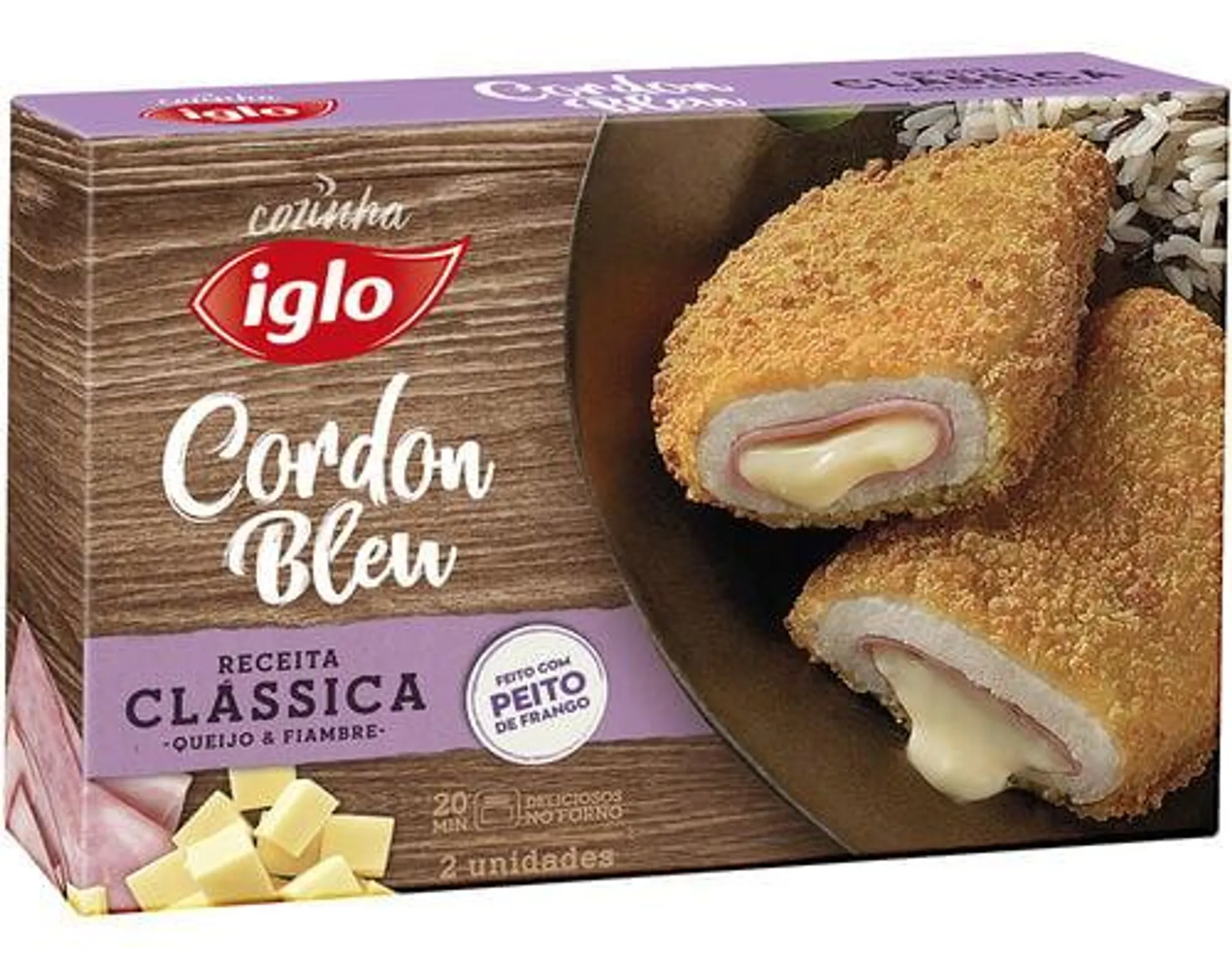 crocantes iglo frango cordon bleu 200g