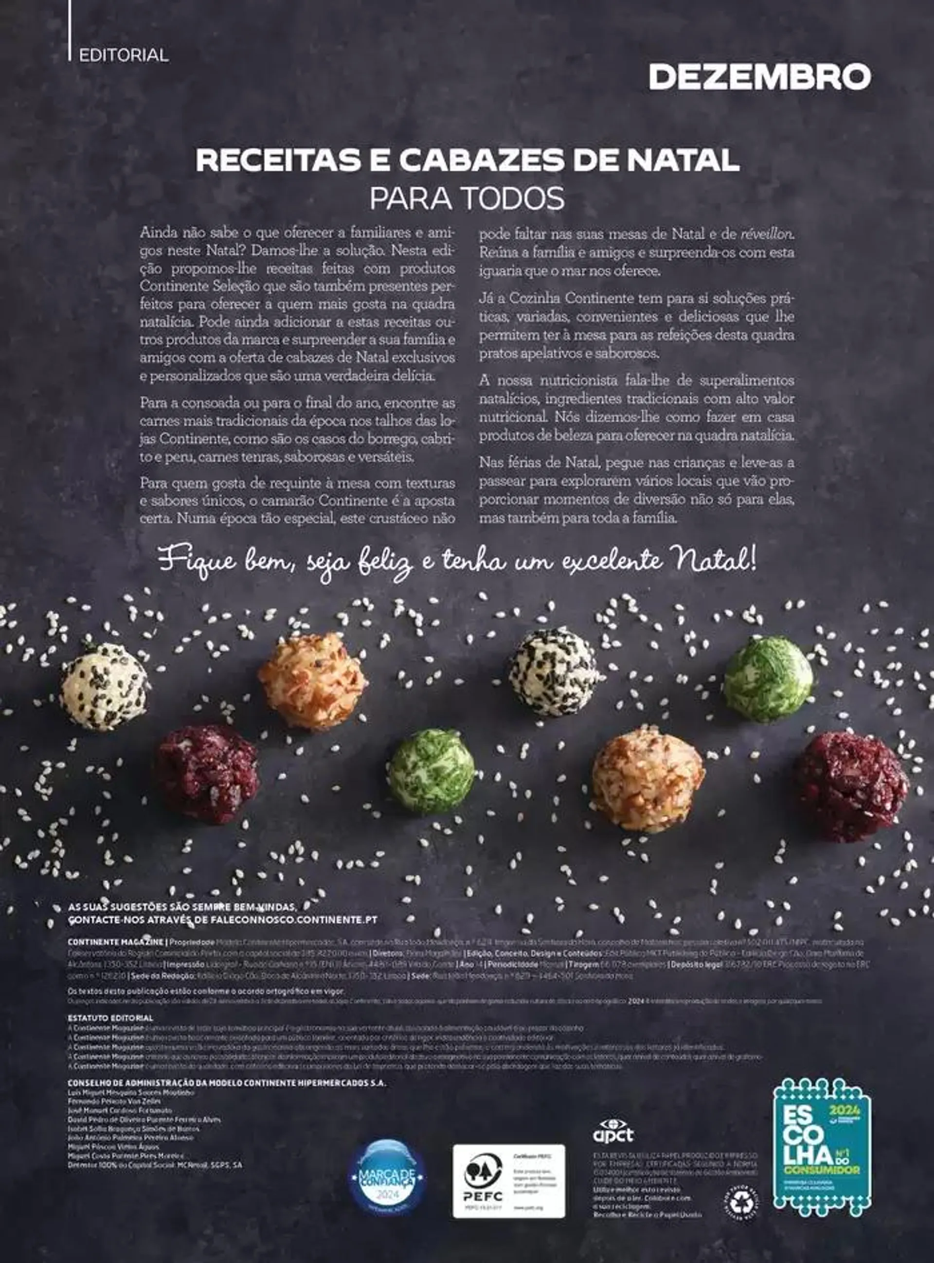 Folheto Continente Magazine: Paixão pela comida de 26 de novembro até 31 de dezembro 2024 - Pagina 3