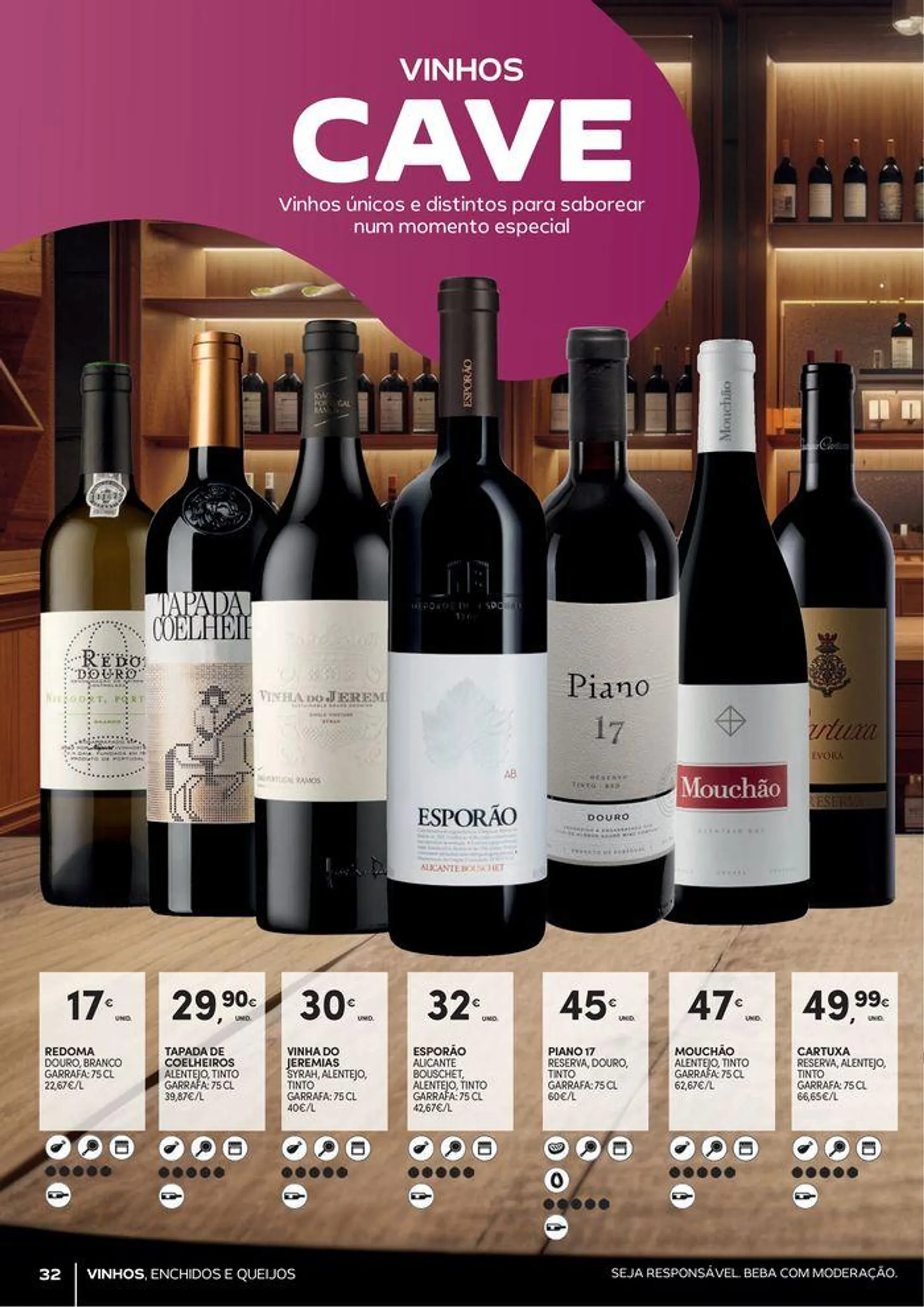 Folheto Vinhos, Enchidos e Queijos de 24 de setembro até 13 de outubro 2024 - Pagina 32