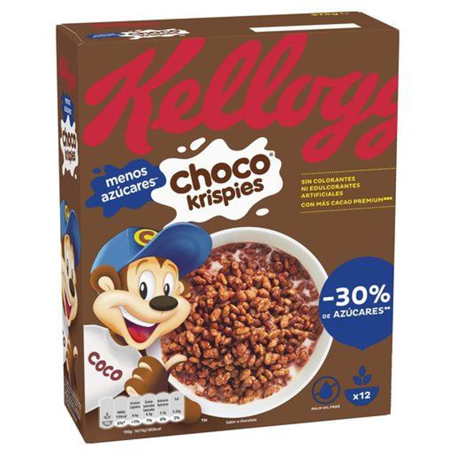 CHOCO KRISPIES Cereais de Chocolate Kellogg´s 330 g