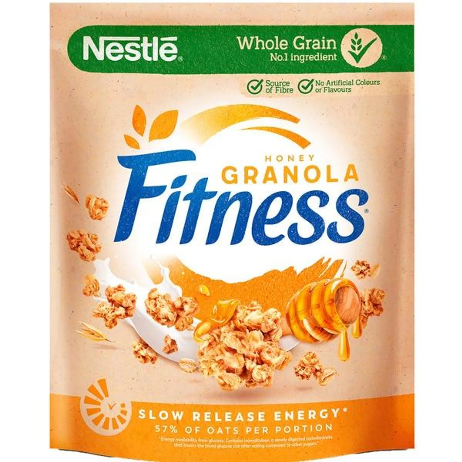 Granola Cereais Integrais 57% Aveia com Mel embalagem 300 g Nestlé Fitness