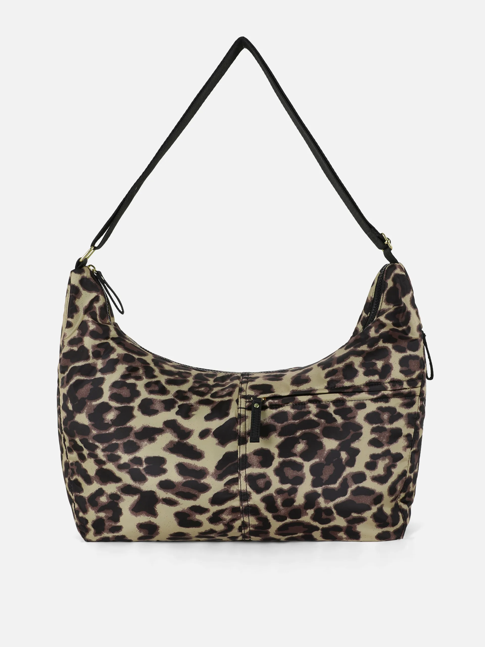 Oversized Leopard Sling Bag