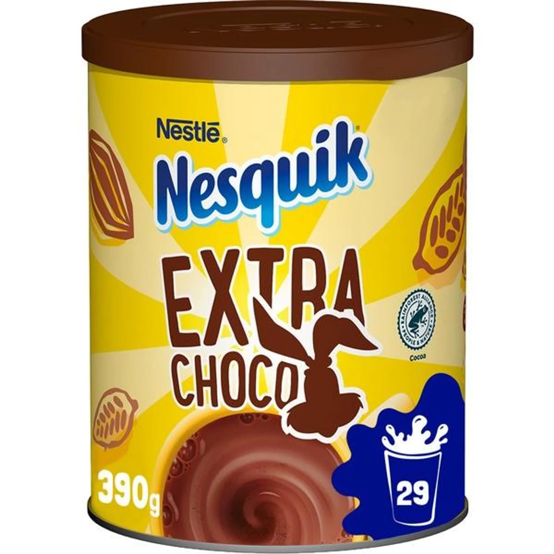 Extra Choc Achocolatado em Pó sem Glúten lata 390 g Nestlé Nesquik