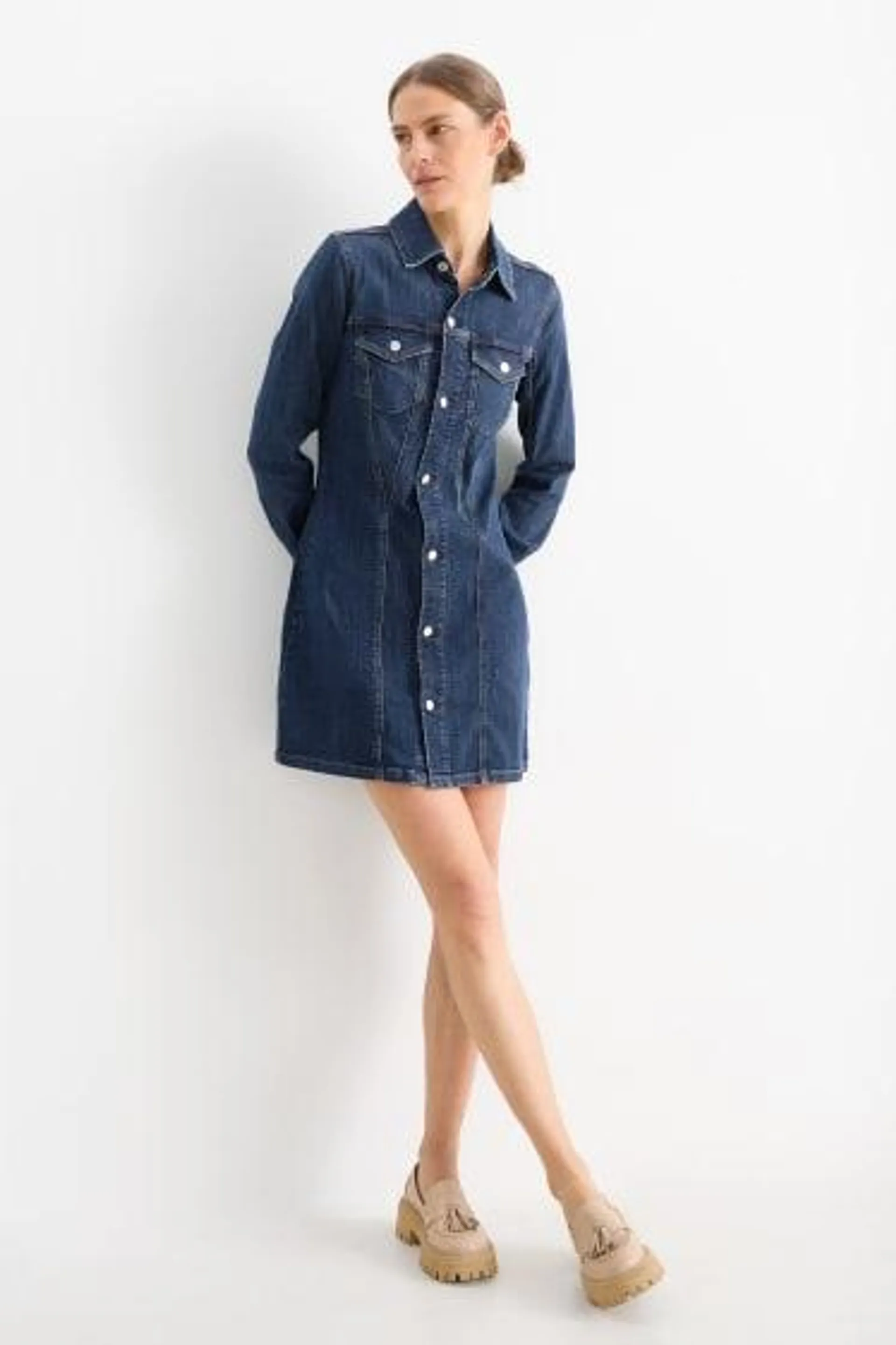 Denim dress