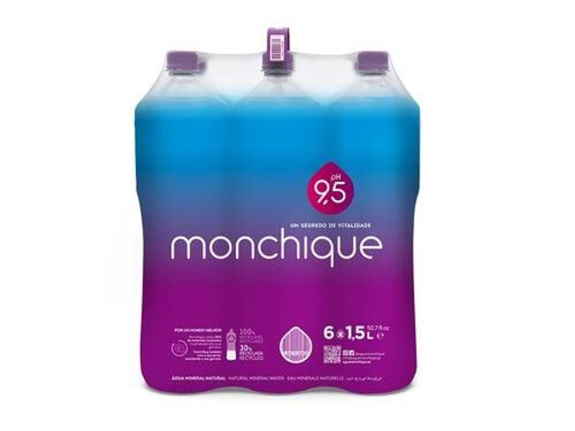 água monchique mineral natural 6x1.5l