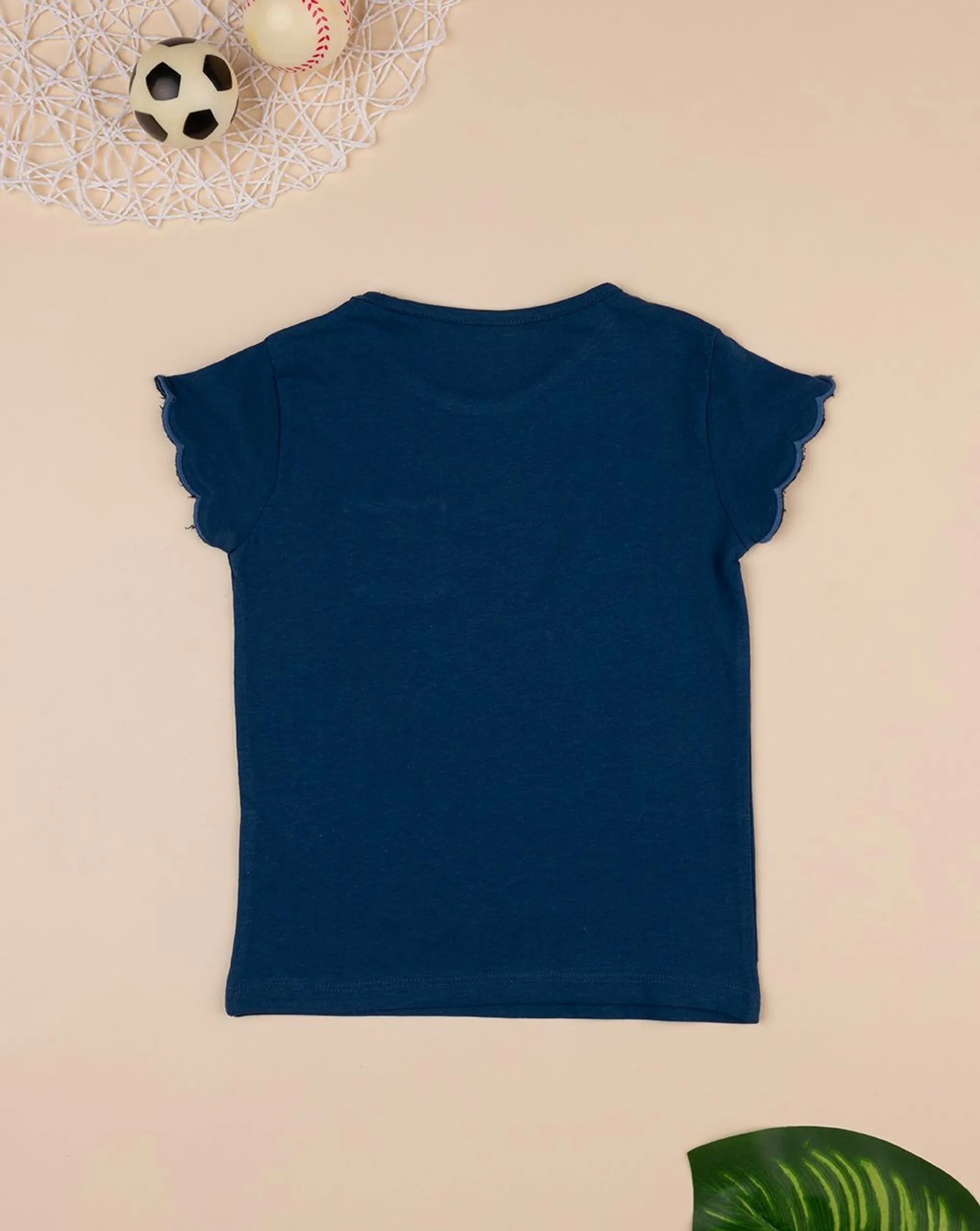 T-shirt bimba blu