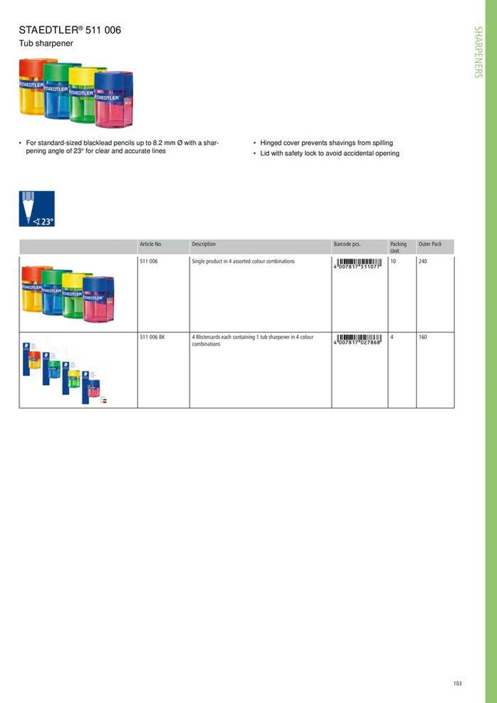 Folheto General Catalogue de 7 de agosto até 31 de dezembro 2024 - Pagina 103