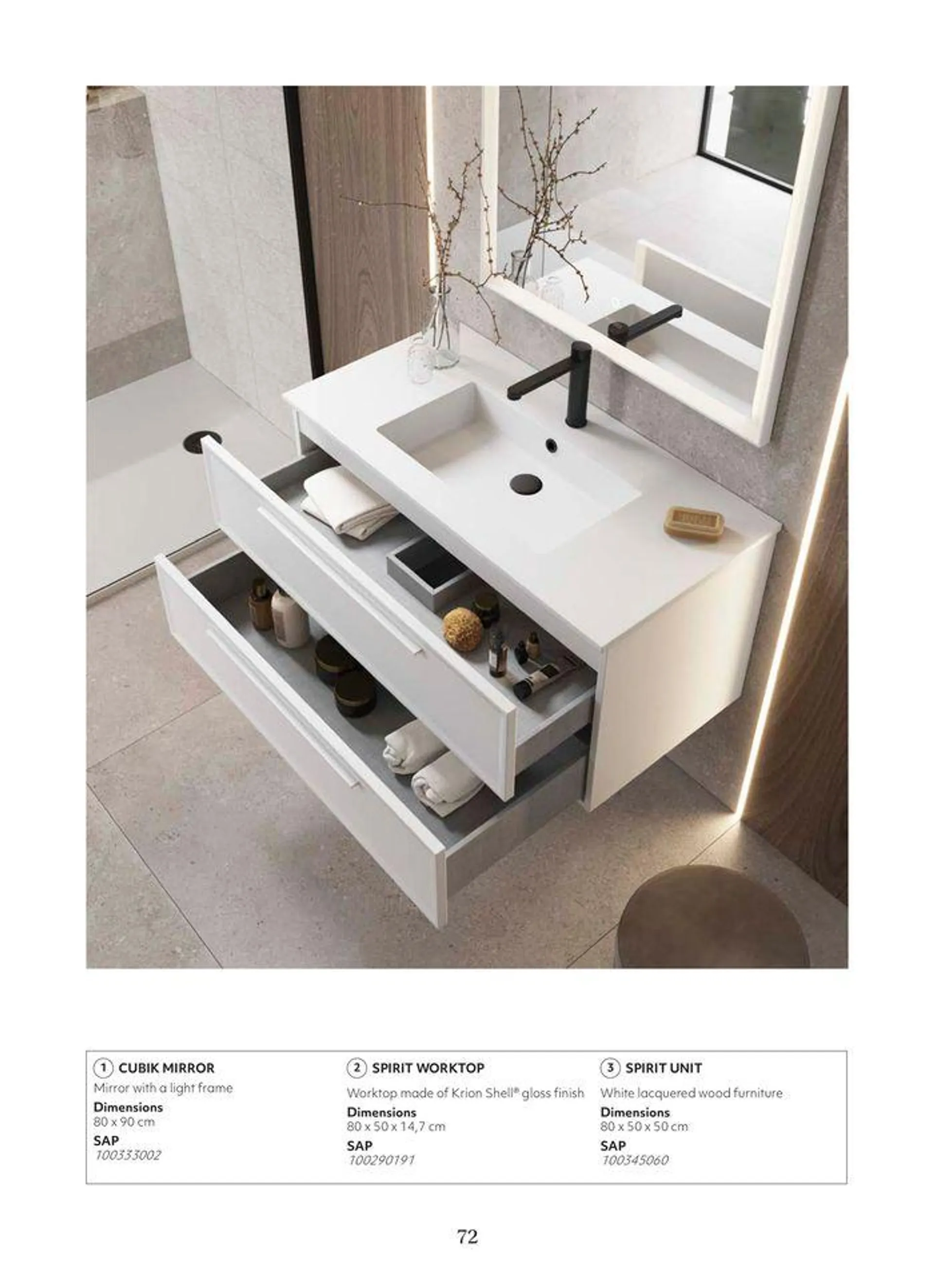 Folheto Worktops Magazine | Krion  de 22 de abril até 31 de dezembro 2024 - Pagina 72