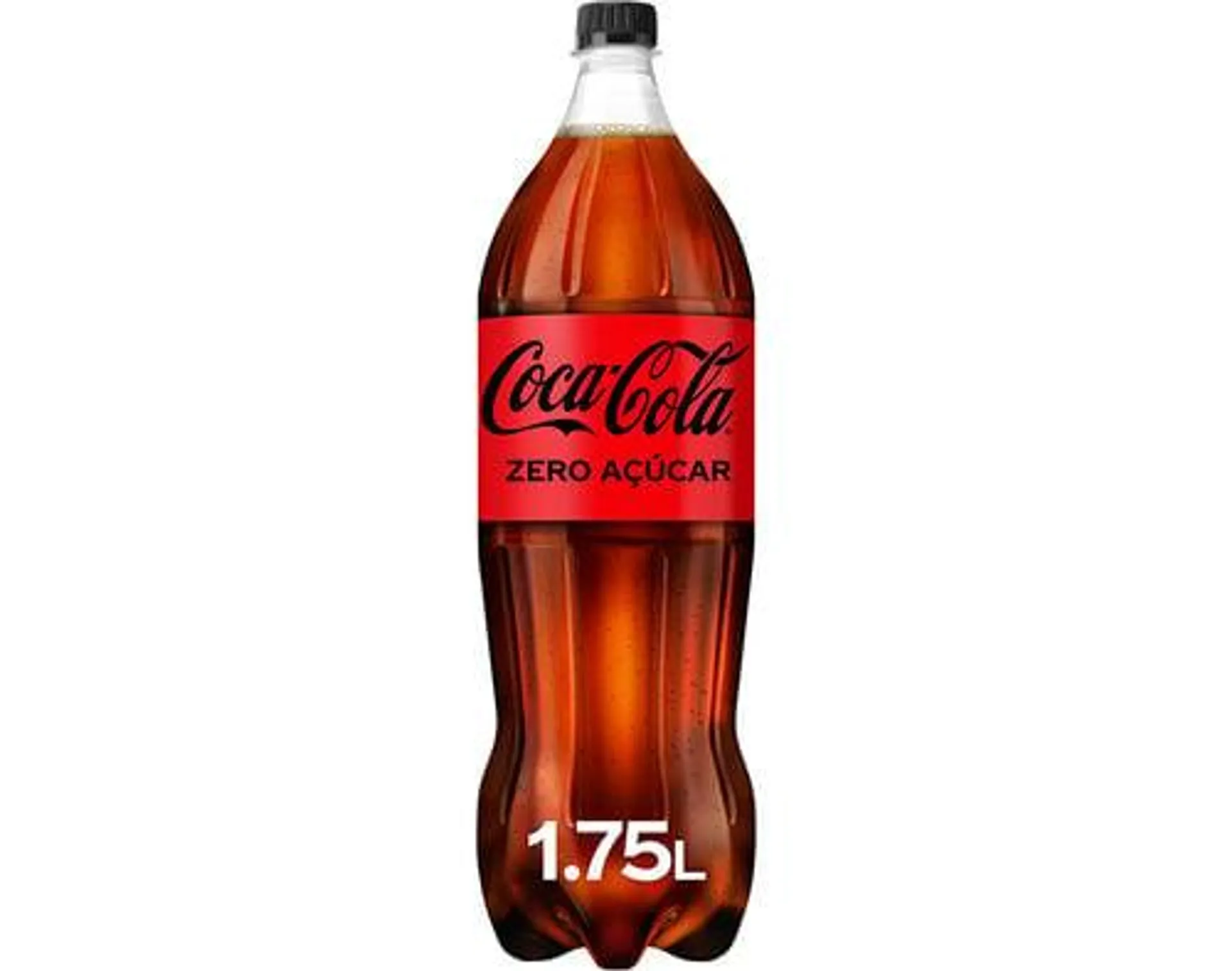 refrigerante com gás coca-cola zero açúcar 1.75l