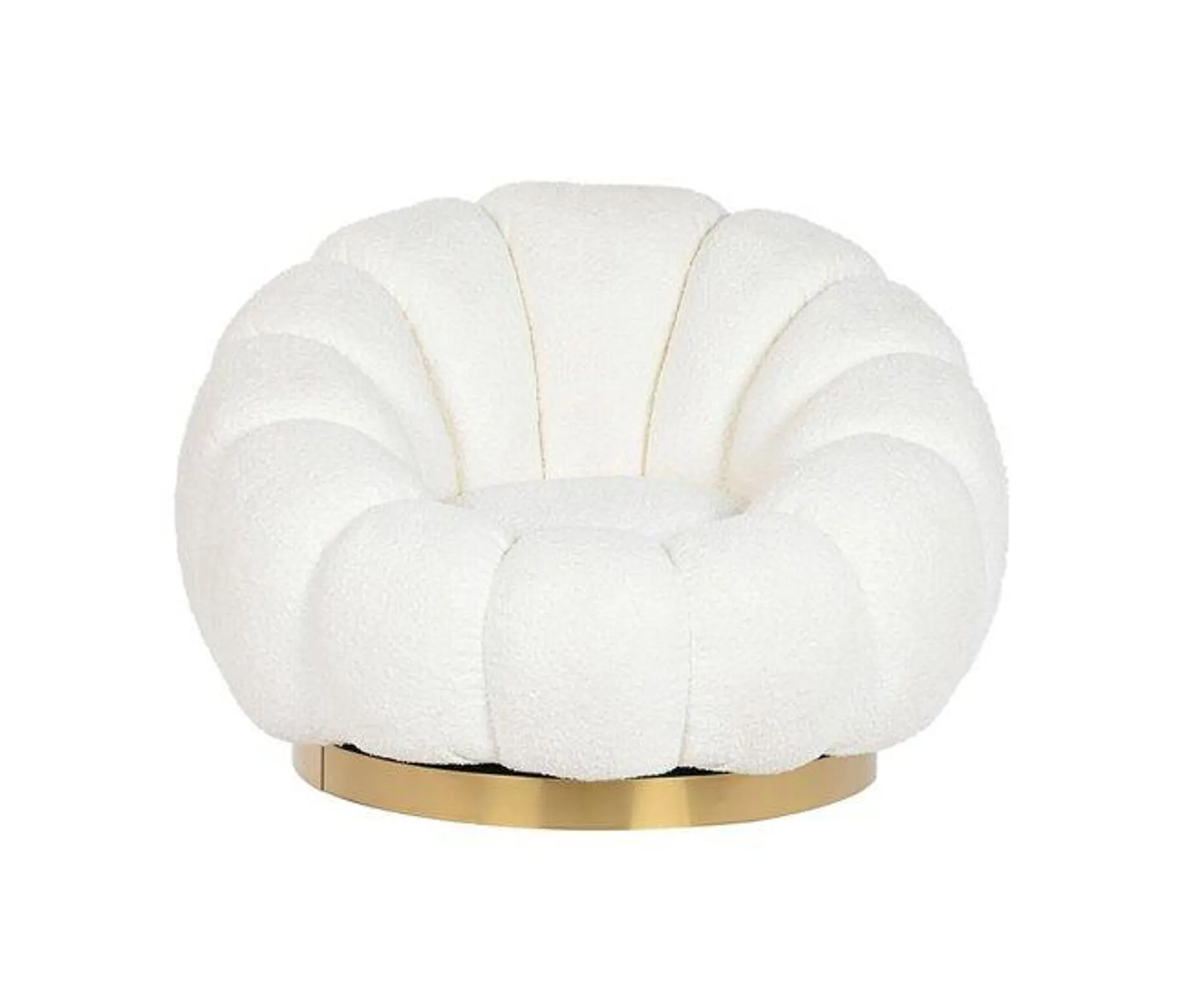 Poltrona Home ESPRIT Branco Metal 98 x 97 x 69 cm