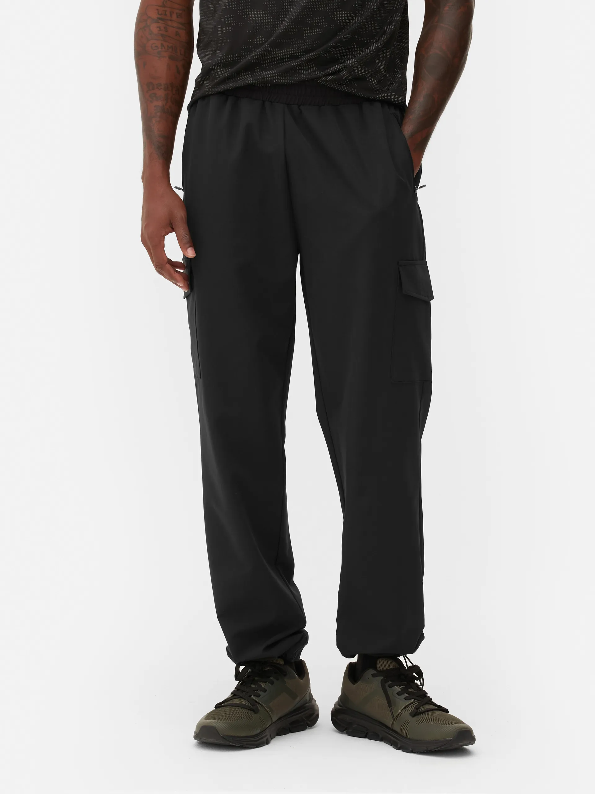 Cuffed Cargo Pants