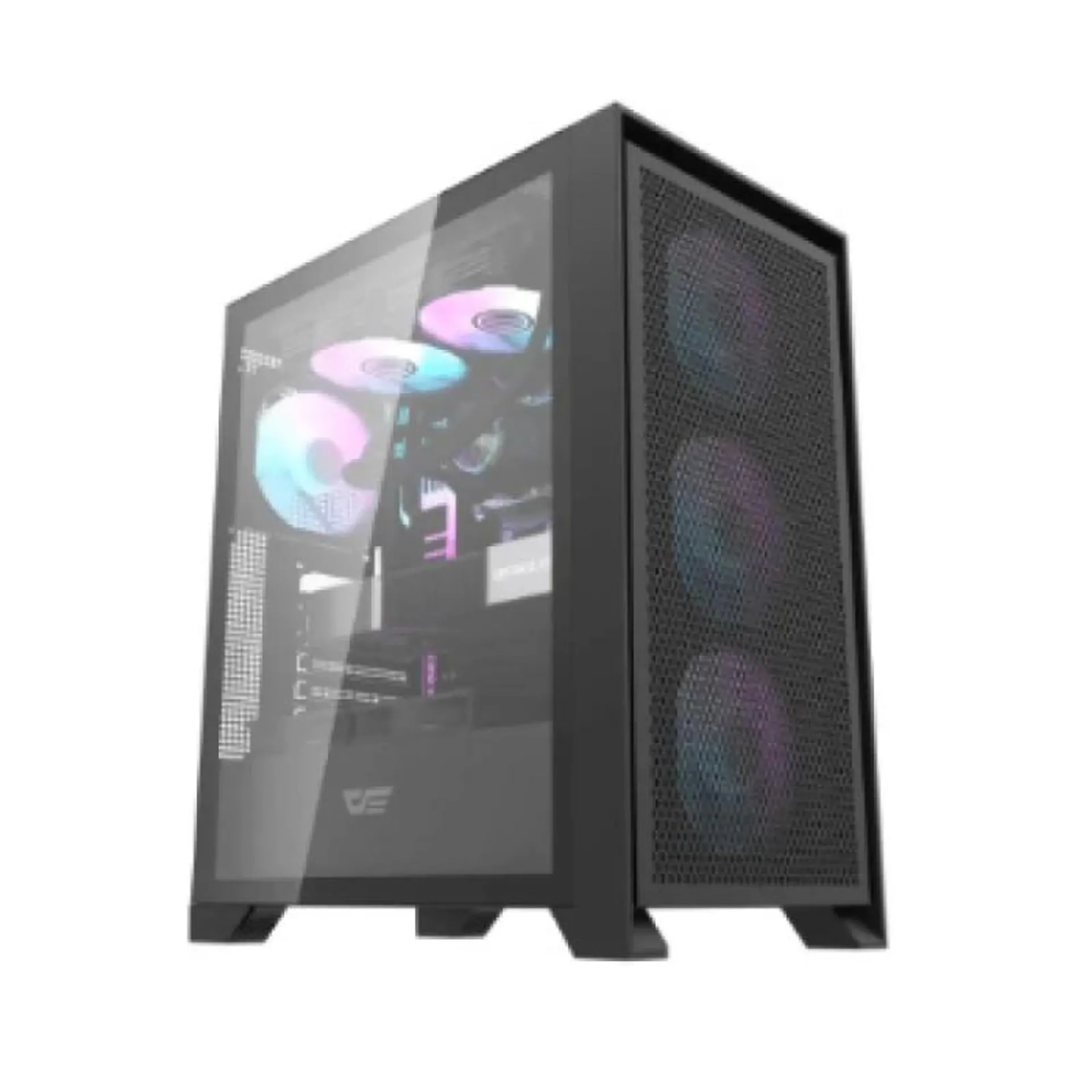 CAIXA ATX DARKFLASH DXR70 VIDRO MESH FRONTAL PRETA