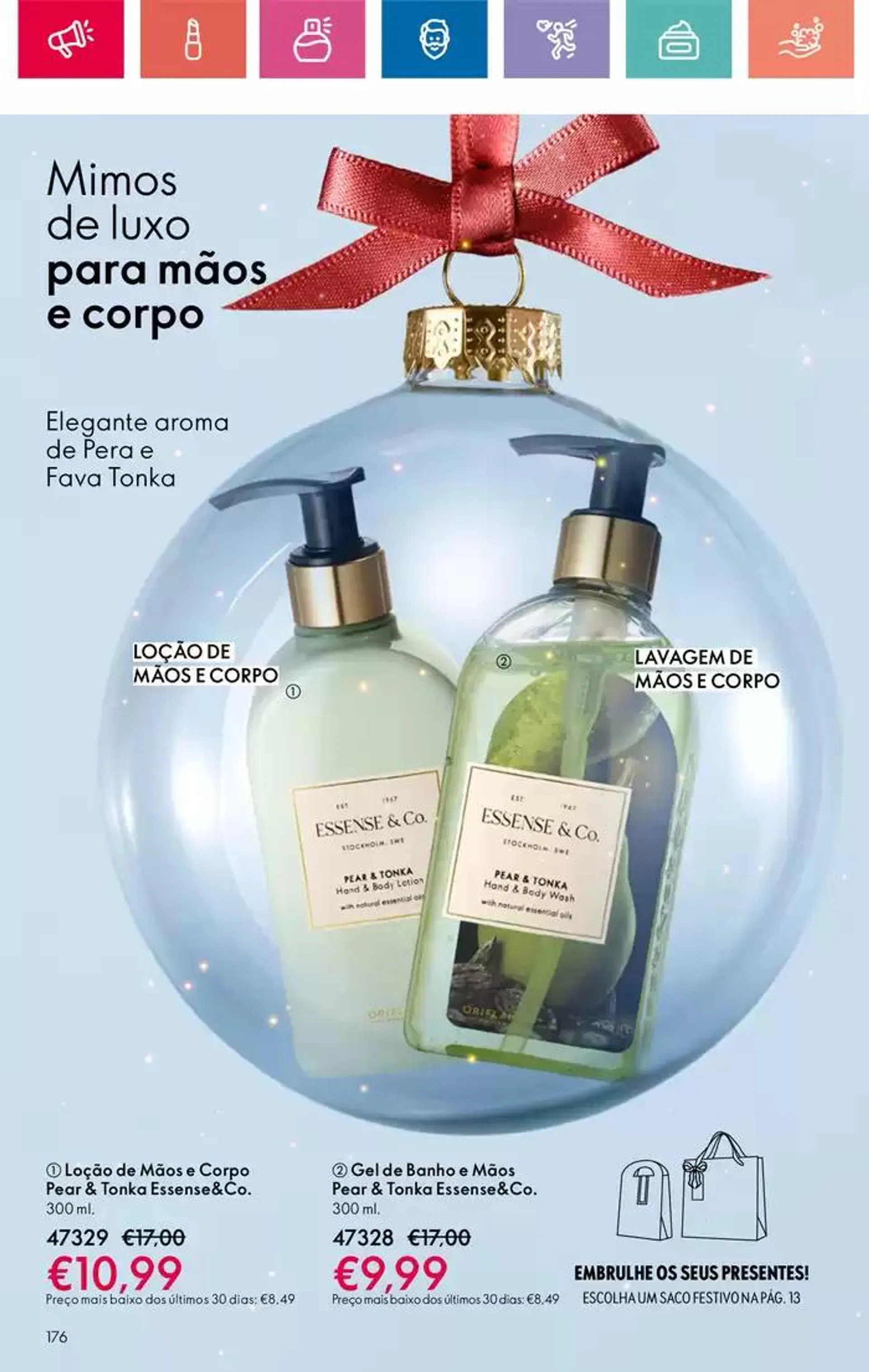 Folheto Folheto Oriflame de 2 de dezembro até 28 de dezembro 2024 - Pagina 176