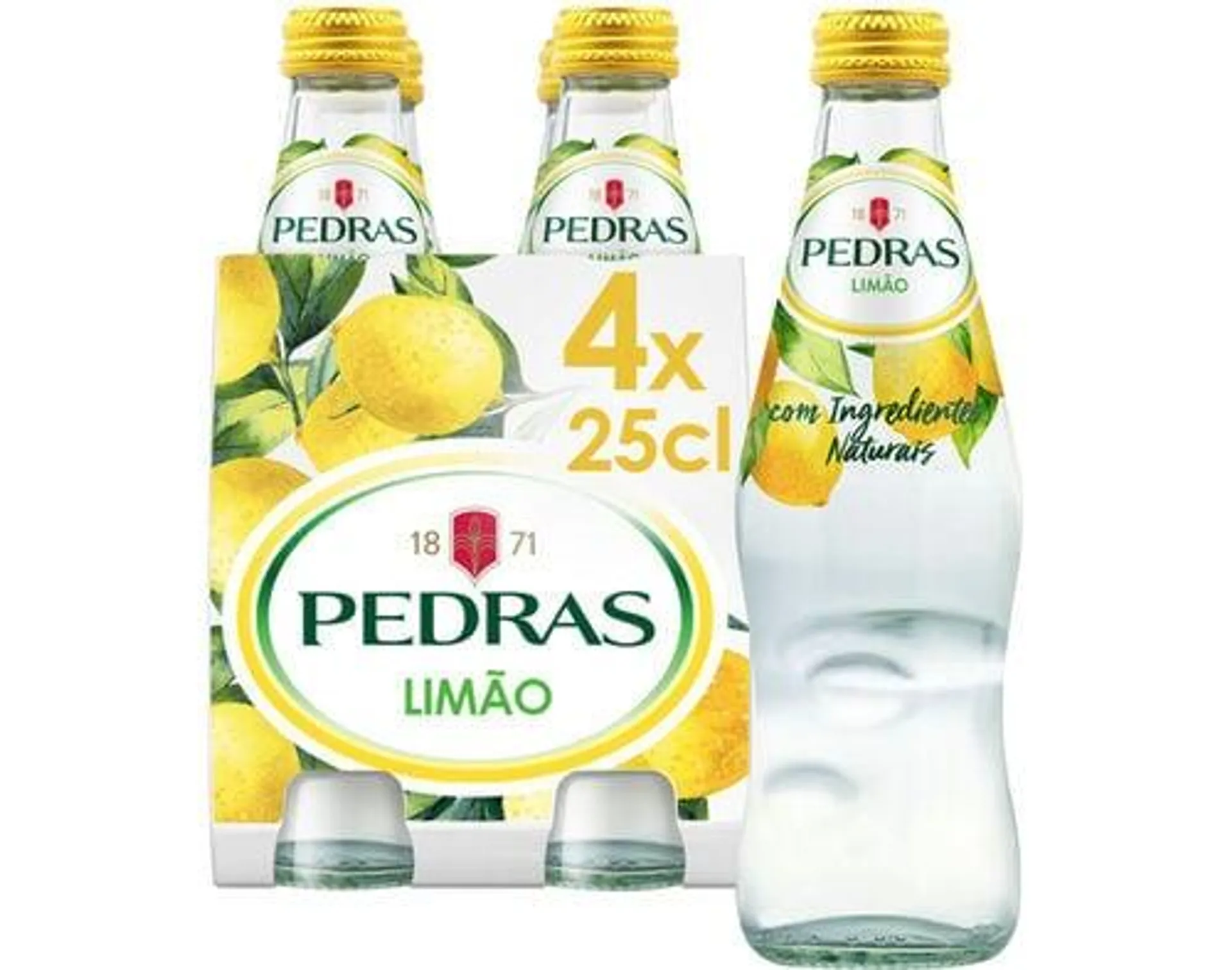 bebida pedras com gás limão 4x0.25l