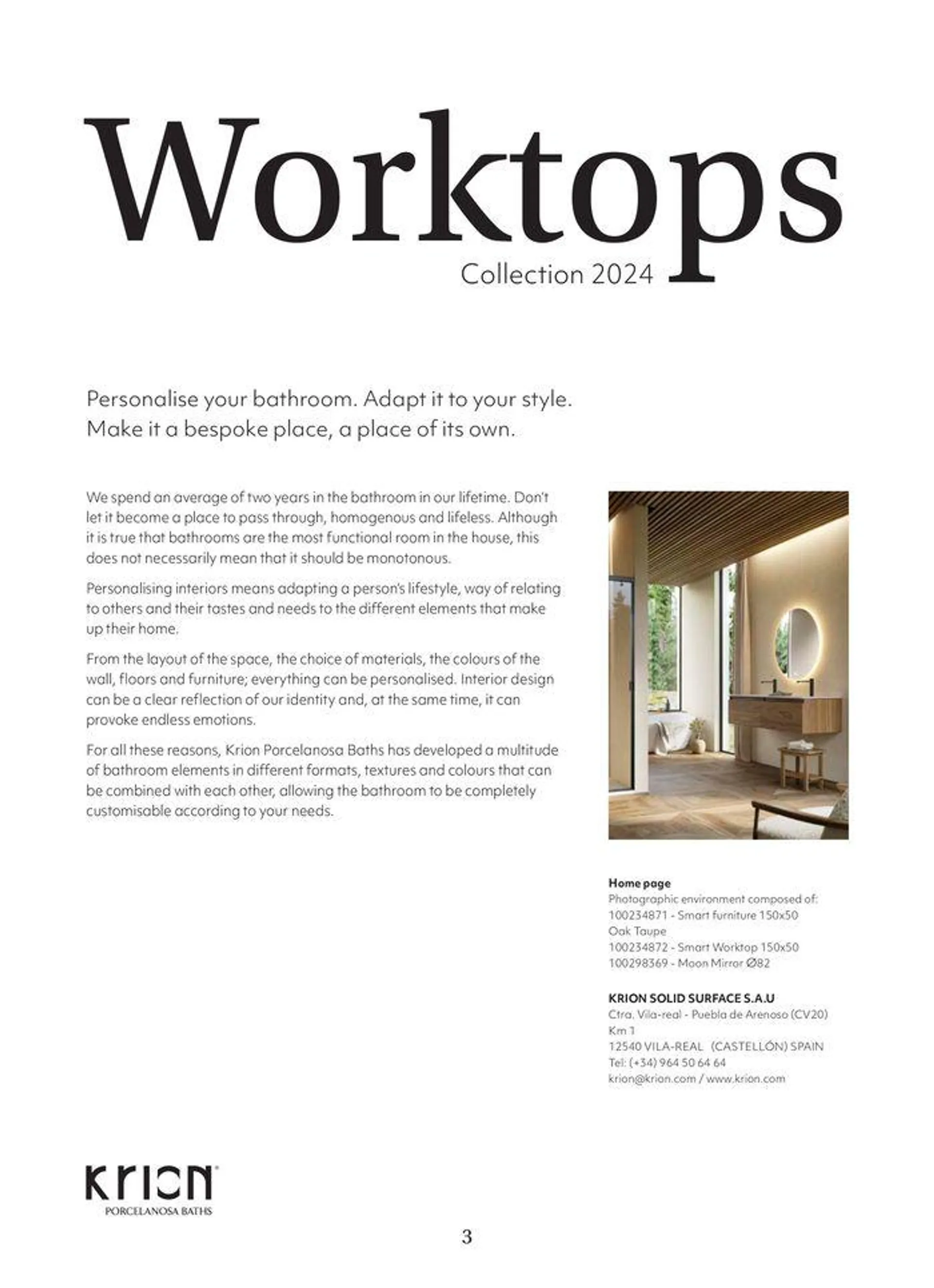 Worktops Magazine | Krion  - 3