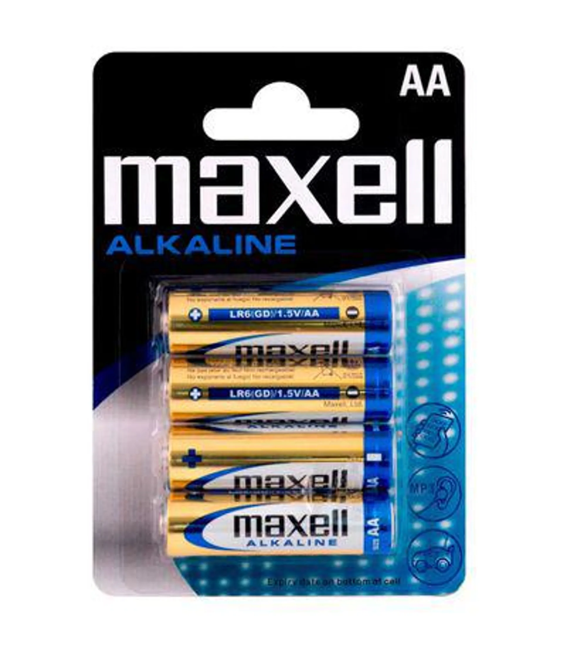 Pilhas 4 Uds AA R6 - MAXELL