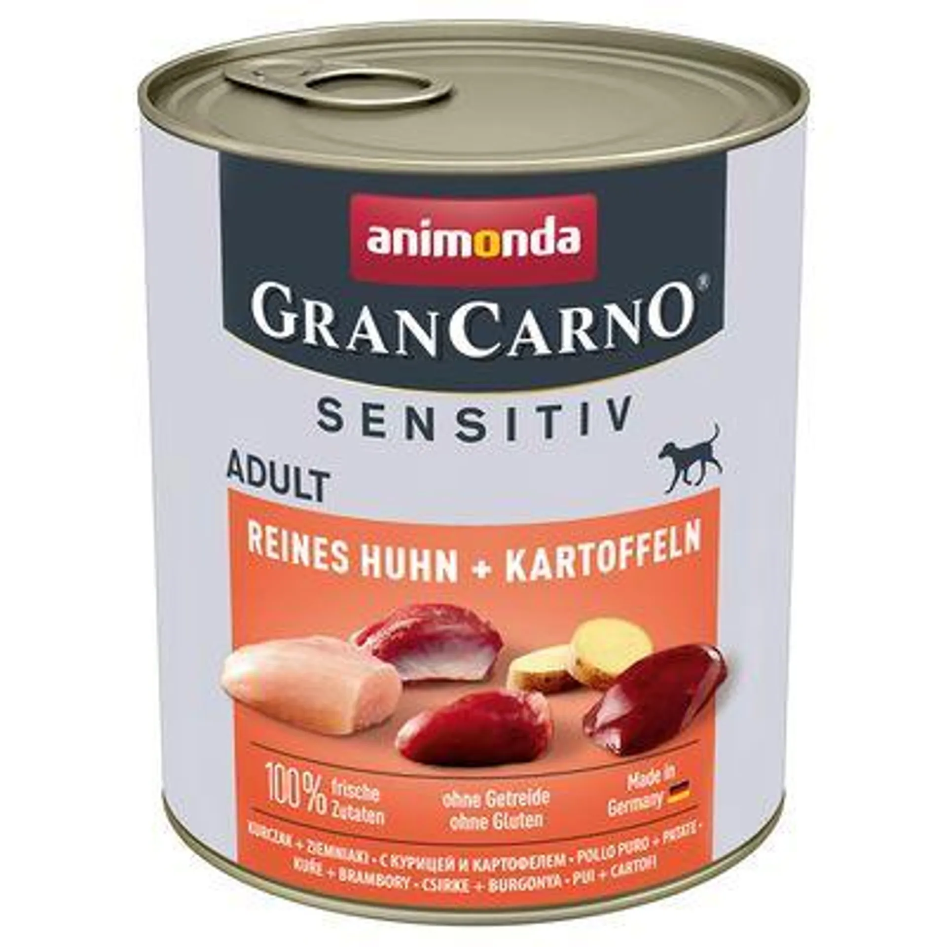 Animonda GranCarno Adult Sensitive 24 x 800 g - Pack económico