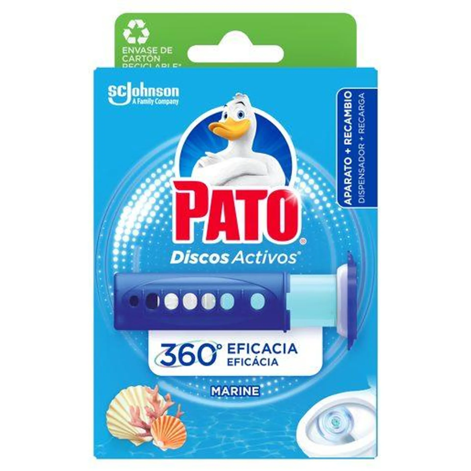 WC PATO Discos Activos Frescor Marine 6 un