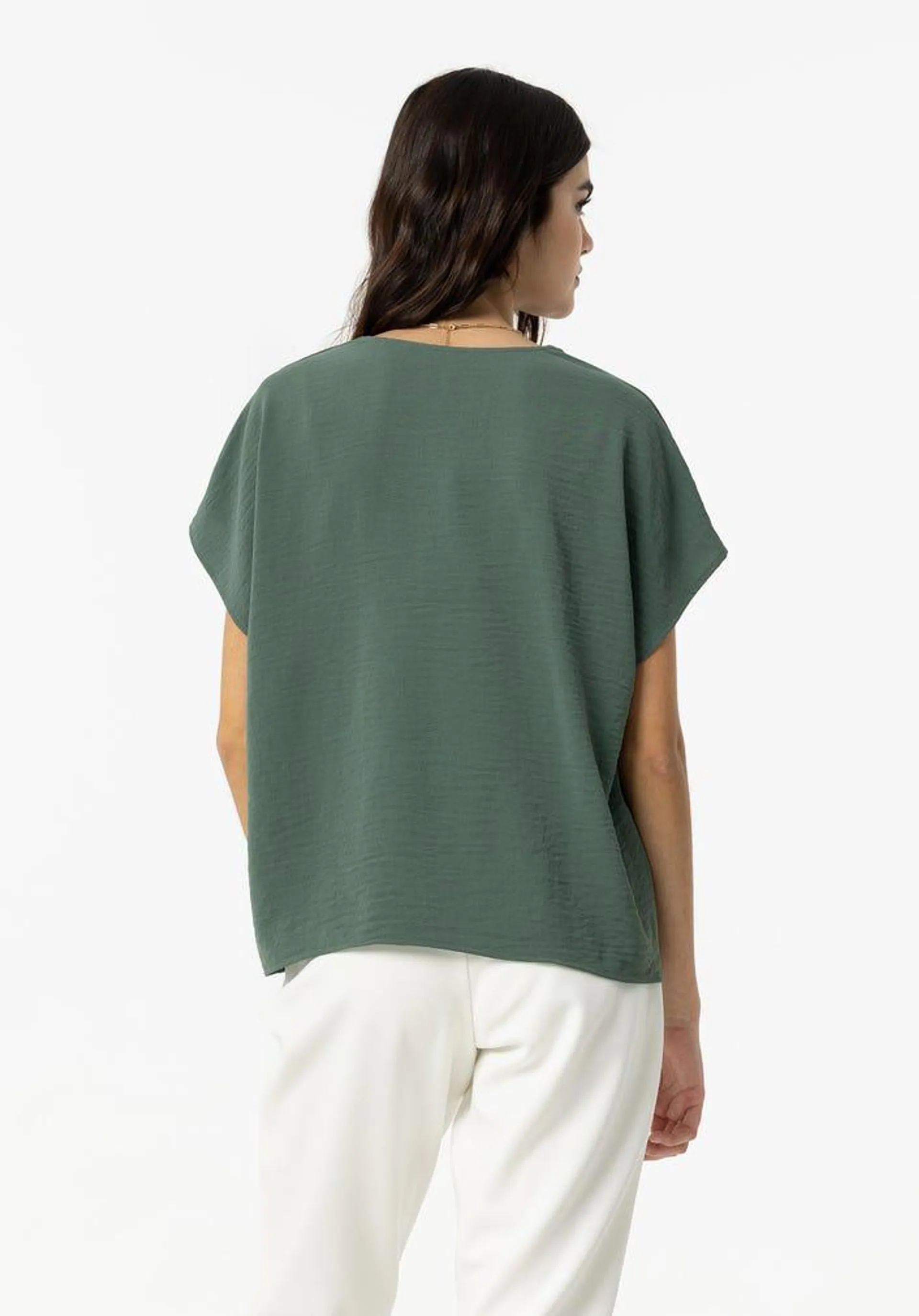 Blusa Efeito Enrugado