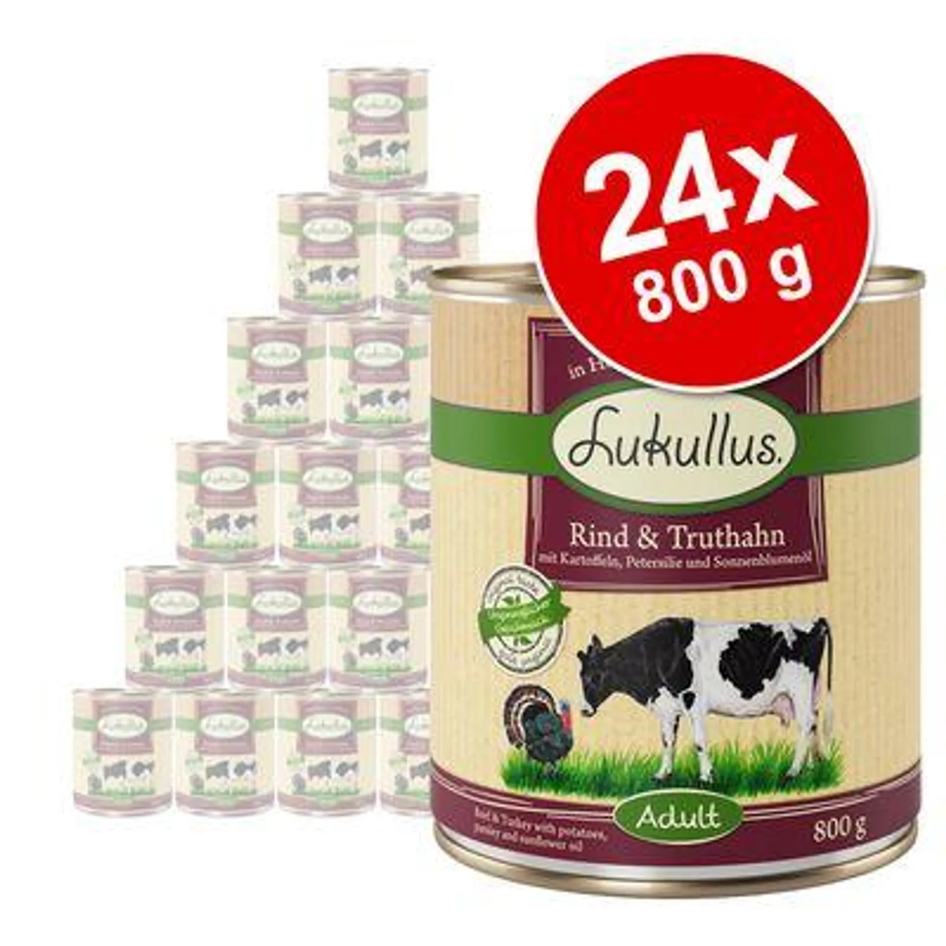 Lukullus 24 x 800 g - Pack económico