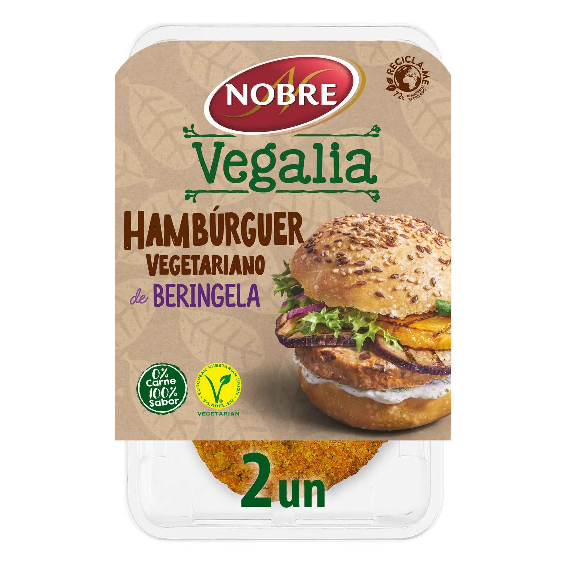 Hambúrguer Vegetariano de Beringela