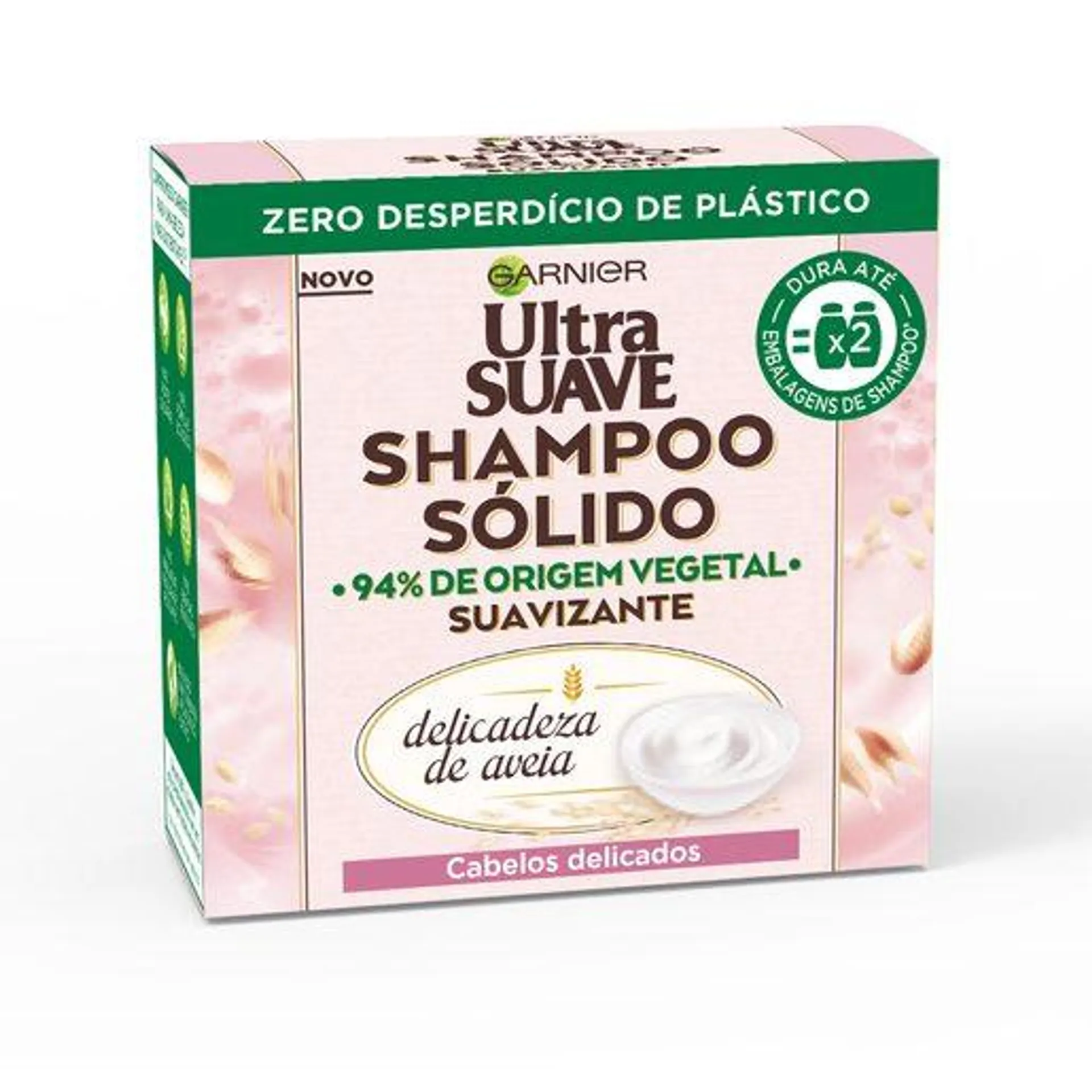 ULTRA SUAVE Champô Sólido Delicadeza de Aveia 60 g