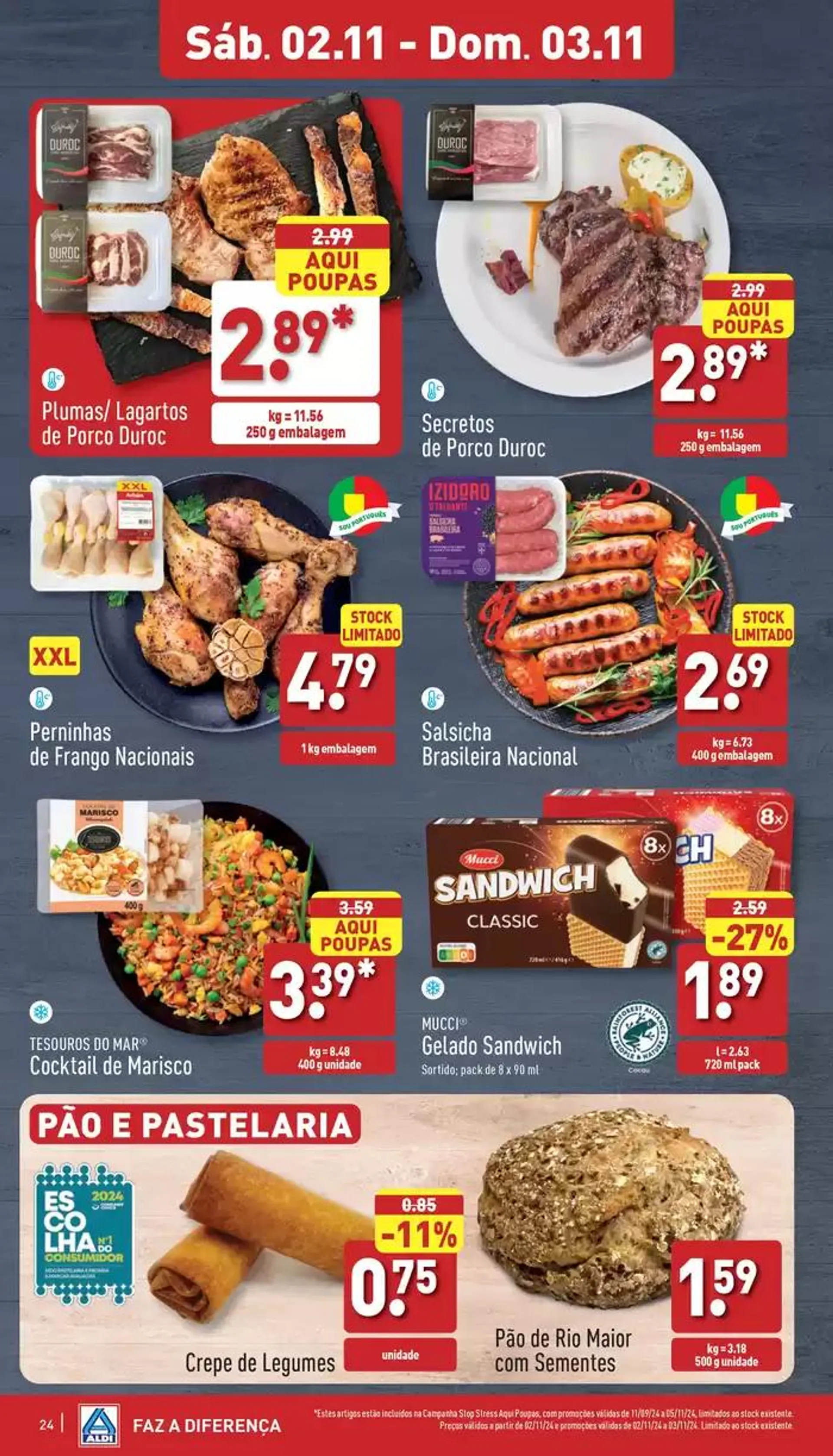 Folheto Folheto Aldi de 30 de outubro até 5 de novembro 2024 - Pagina 24