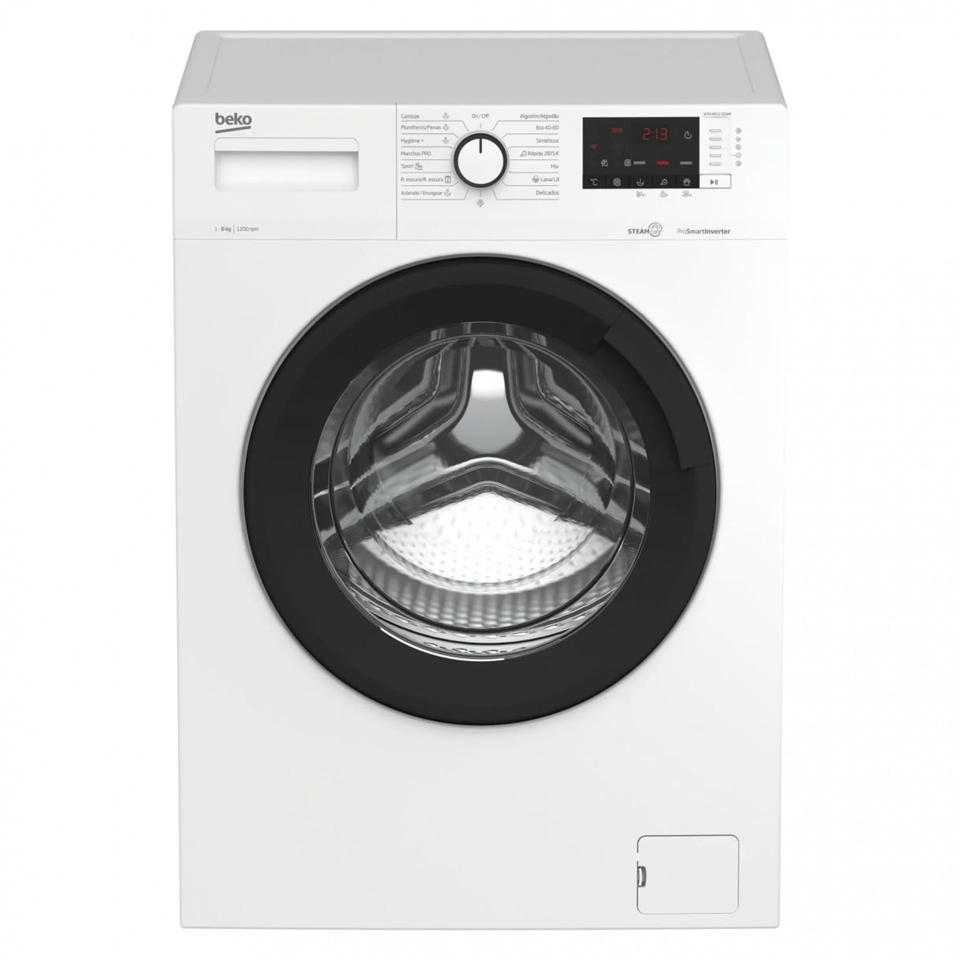 Máquina Lavar Roupa BEKO WTA8612XSWR - 8 Kg - 1200 Rpm