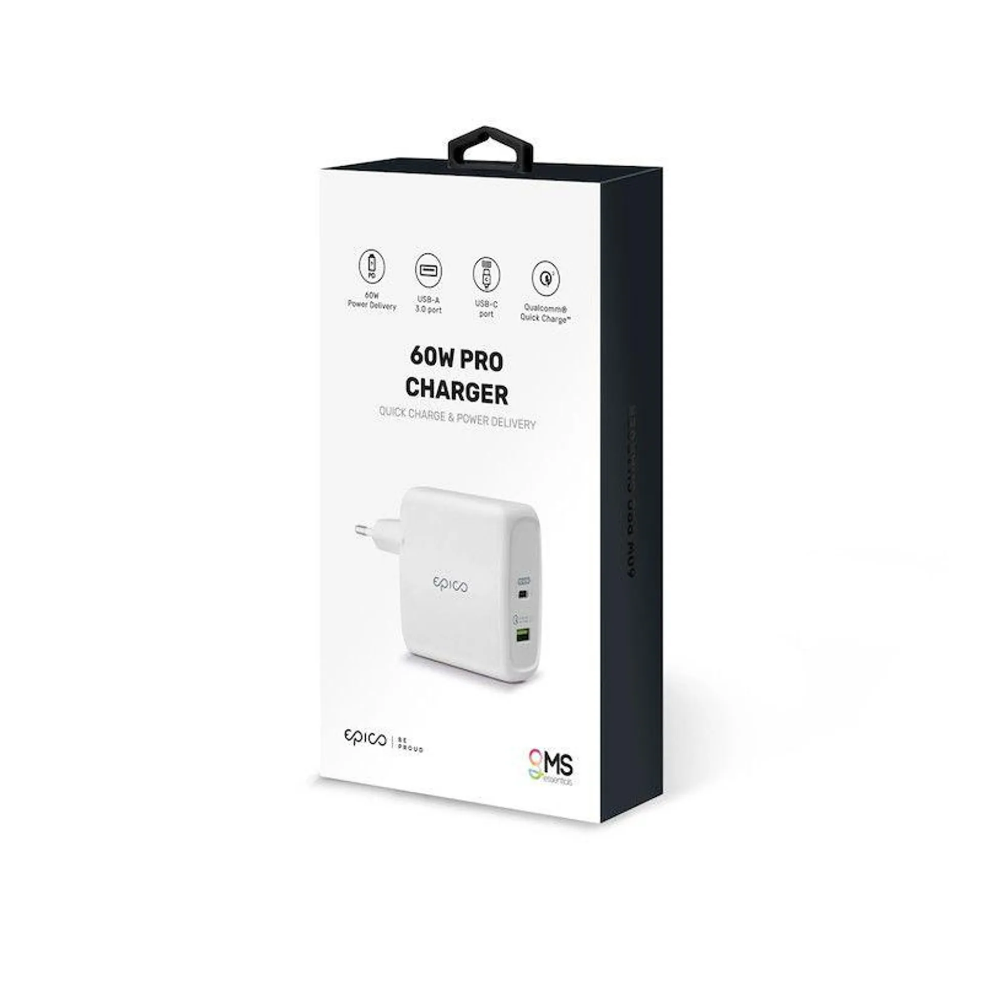 Carregador GMS essentials 60W Pro White