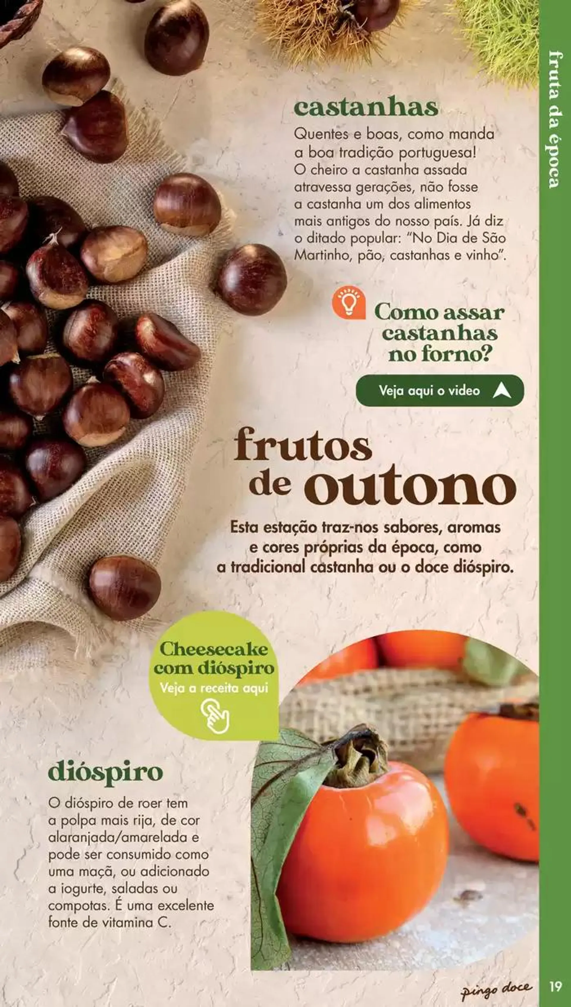 Folheto Pingo Doce Fruta e Legumes de 8 de outubro até 8 de novembro 2024 - Pagina 19