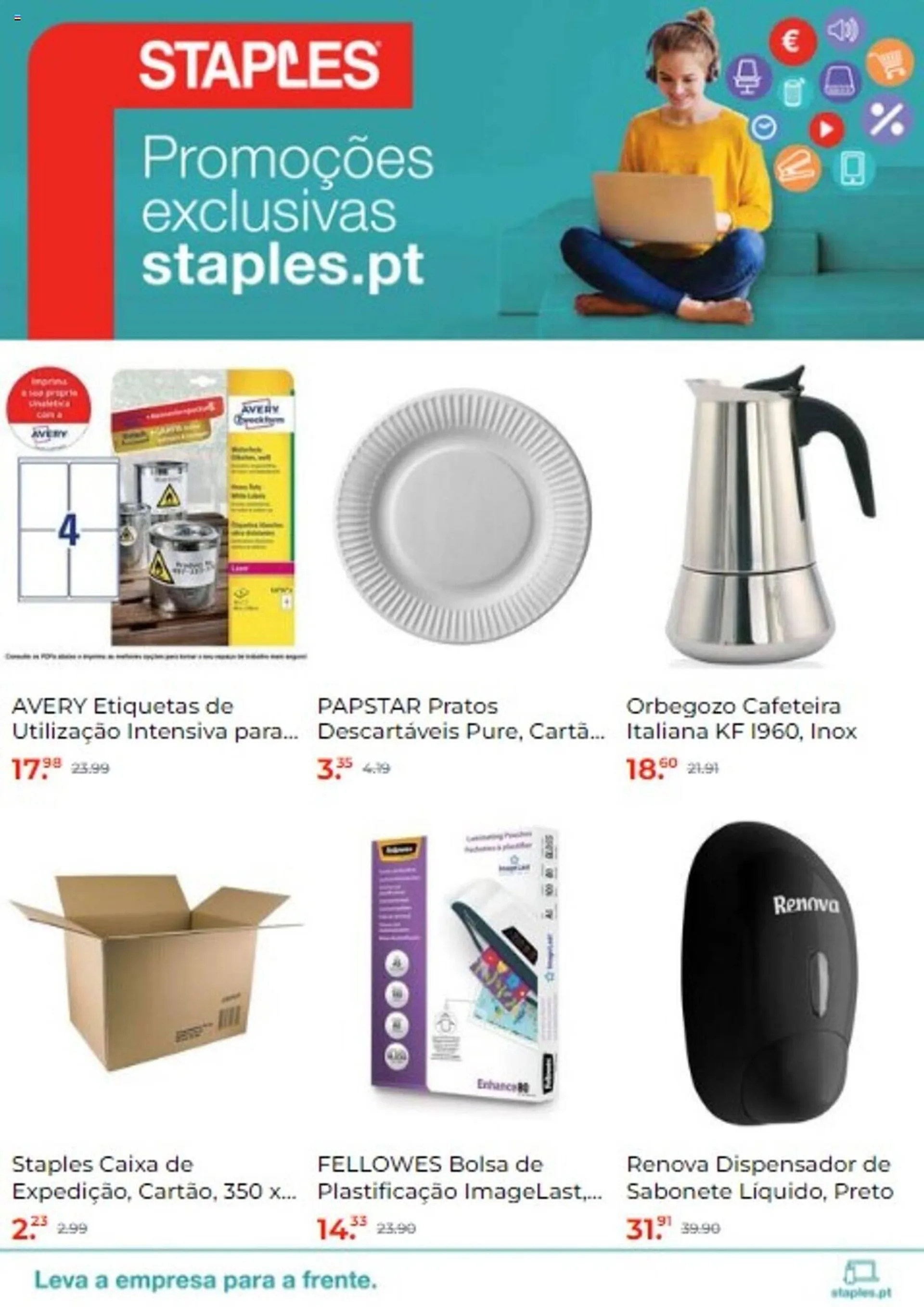 Folheto Folheto Staples de 2 de julho até 13 de agosto 2024 - Pagina 1