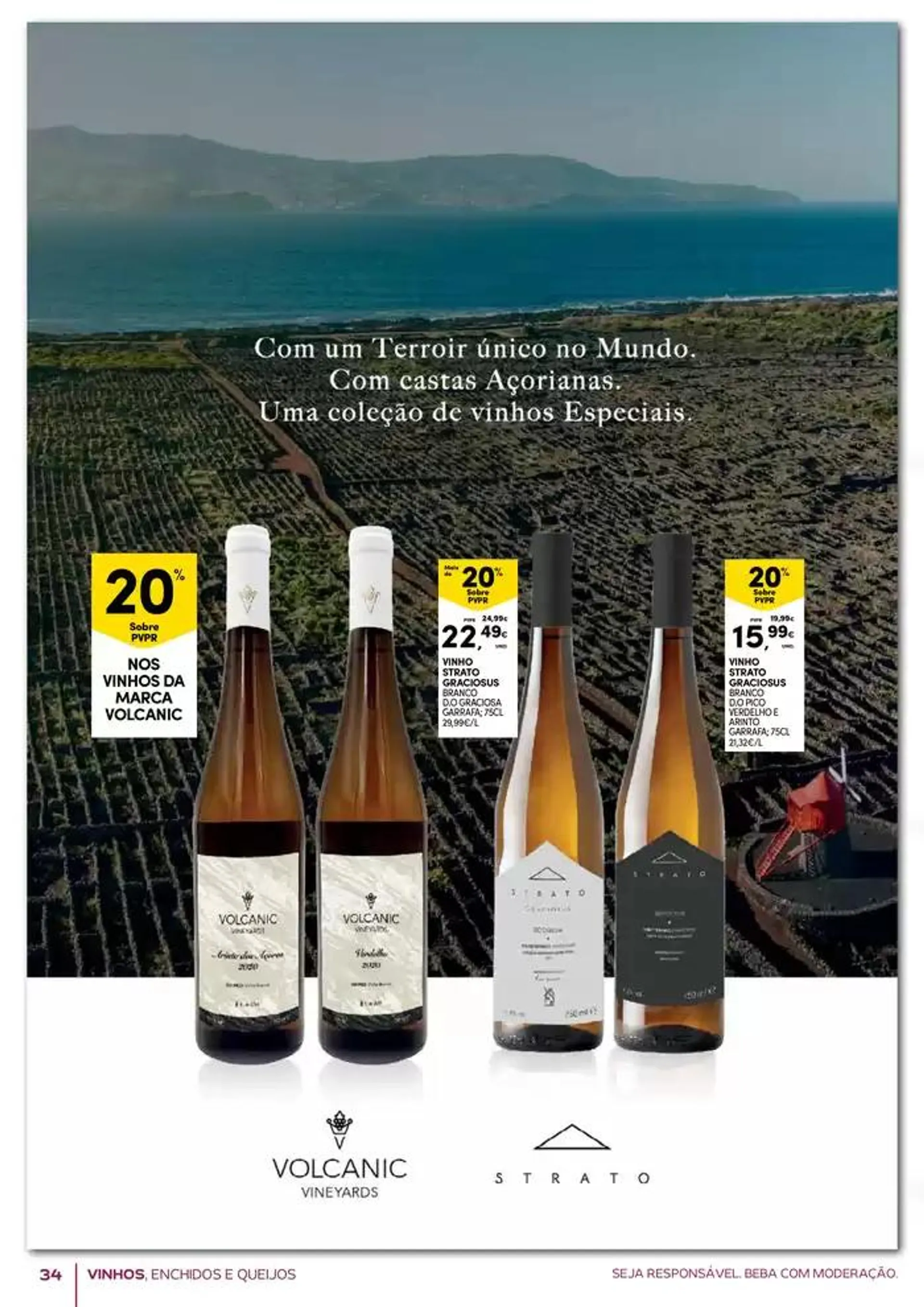 Folheto Açores: Vinhos, Enchidos e Queijos de 25 de setembro até 14 de outubro 2024 - Pagina 34