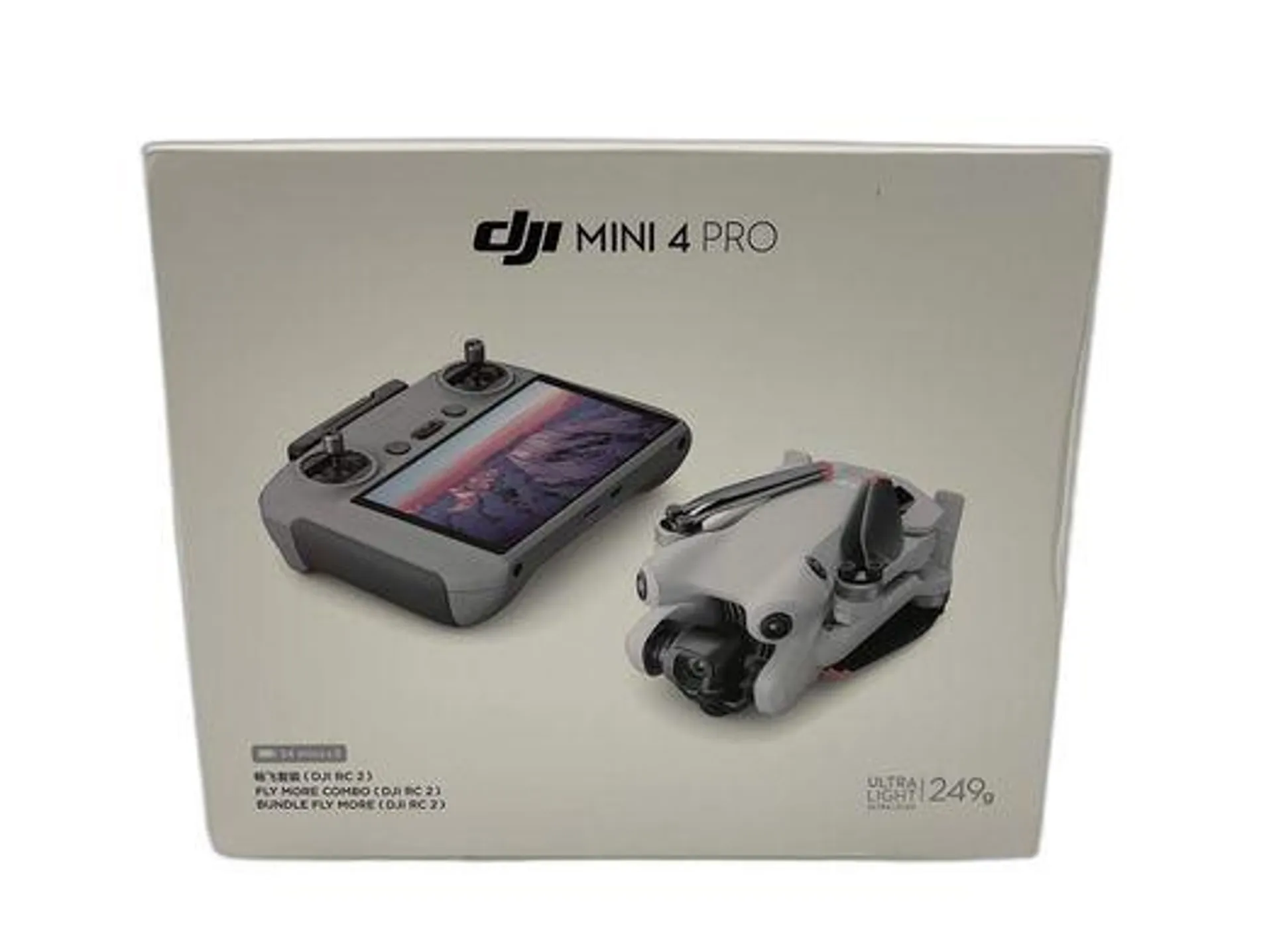 drone com câmera dji mini 4 pro bundle fly more (dji rc 2)