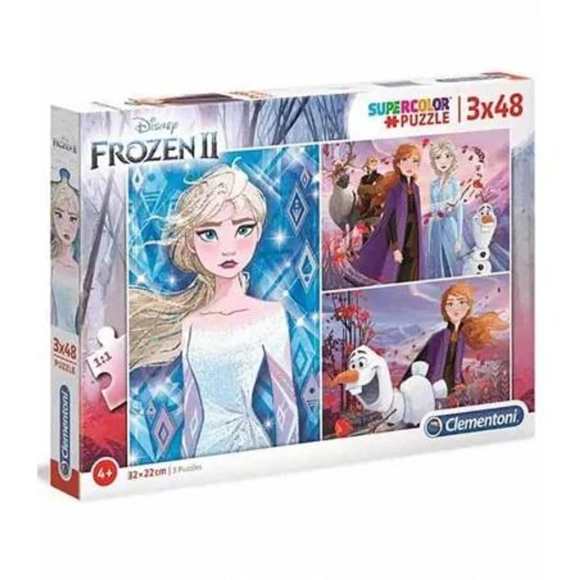 Puzzle 3x48 Peças Disney Frozen 2