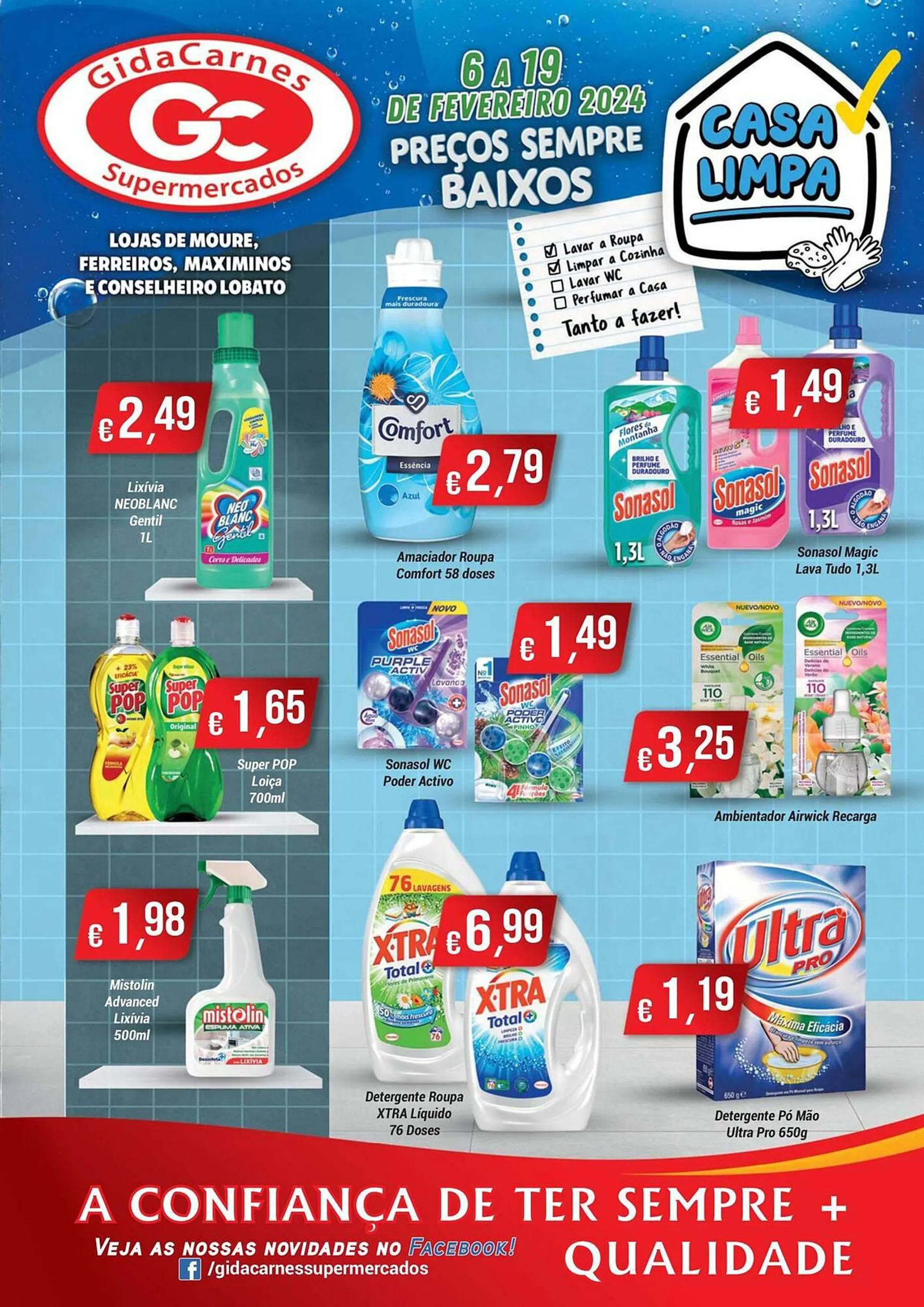 Folheto Folheto GidaCarnes Supermercados de 7 de fevereiro até 19 de fevereiro 2024 - Pagina 