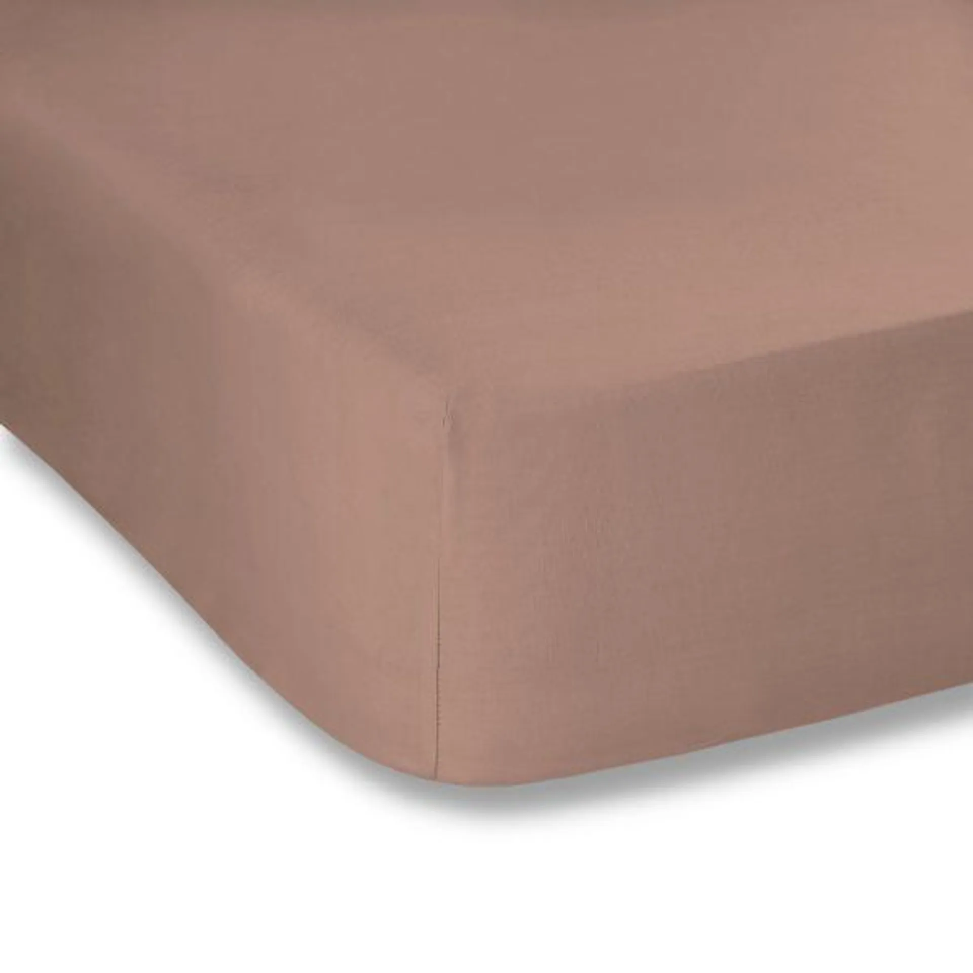 Lençol de Baixo Tan Rose Percale Macio