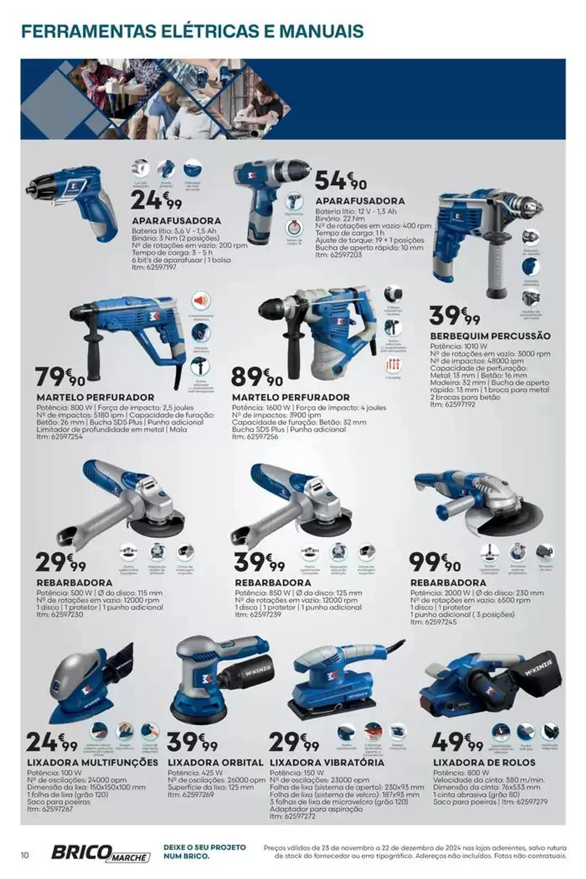 Folheto F#17 Ferramentas Elétricas e Manuais 24p Marinha Grande de 25 de novembro até 22 de dezembro 2024 - Pagina 10