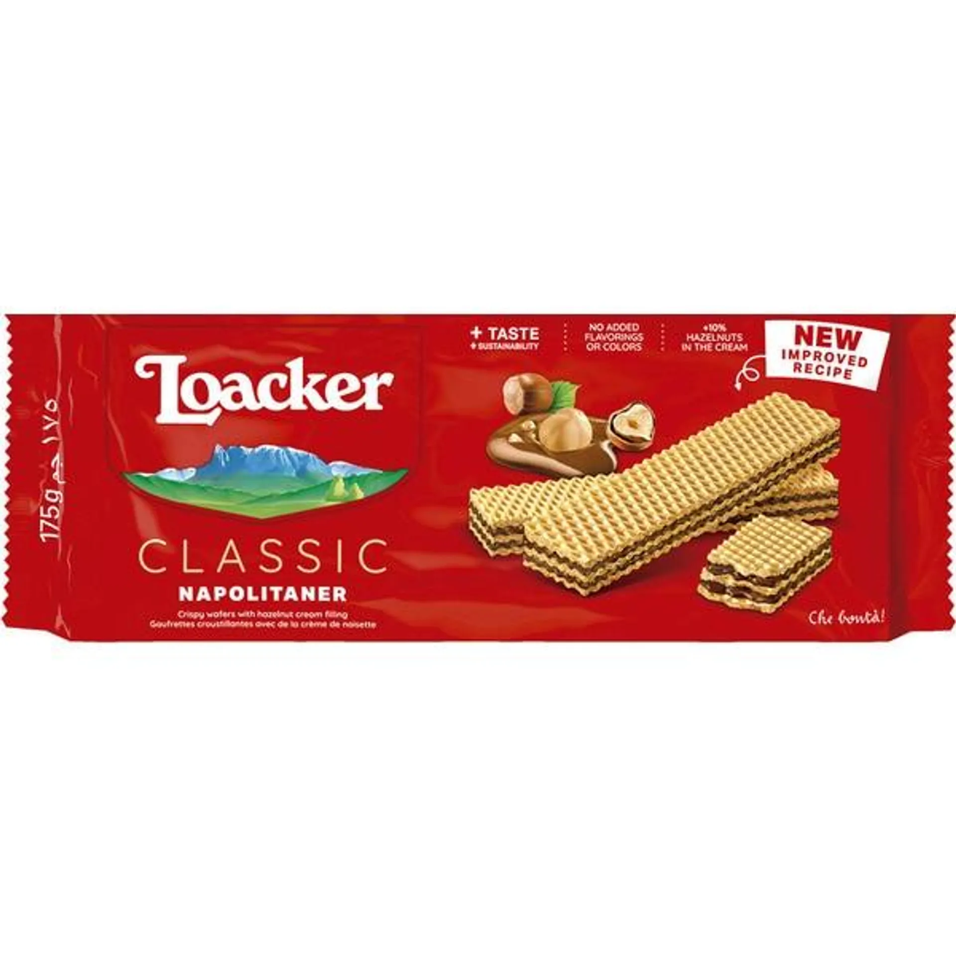 Bolacha Wafer Napolitaner com Avelã