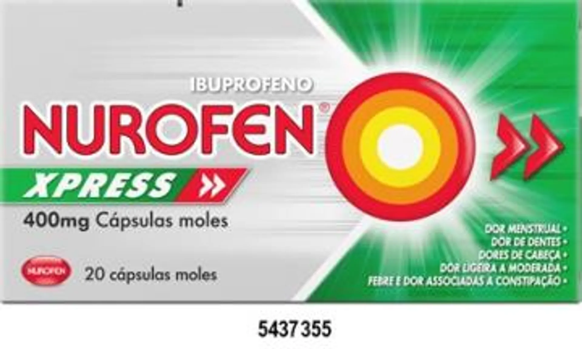 NUROFEN XPRESS 400mg 20cap moles