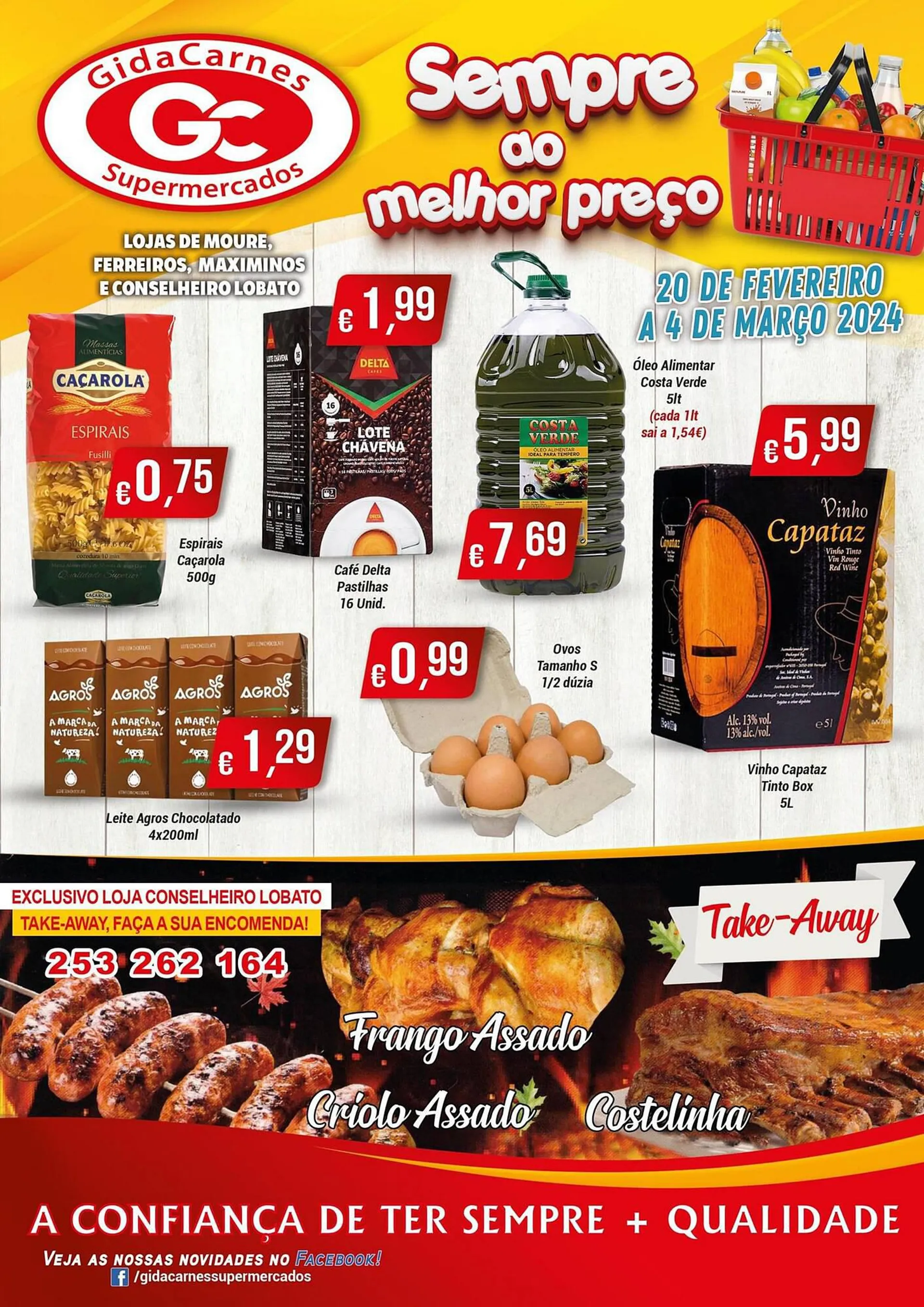 Folheto Folheto GidaCarnes Supermercados de 20 de fevereiro até 4 de março 2024 - Pagina 