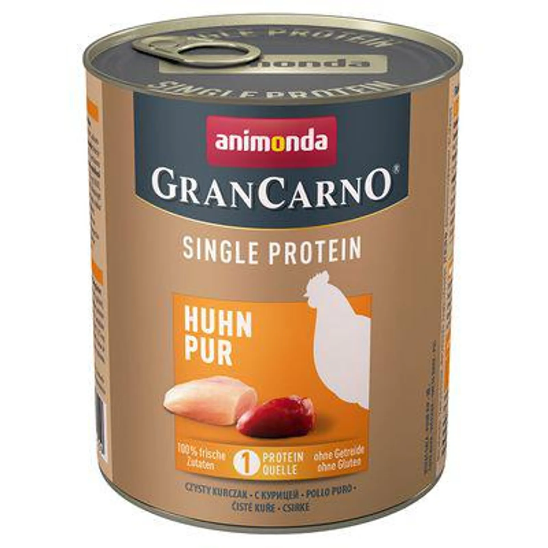 6 x 800 g Animonda GranCarno Adult Single Protein para cães