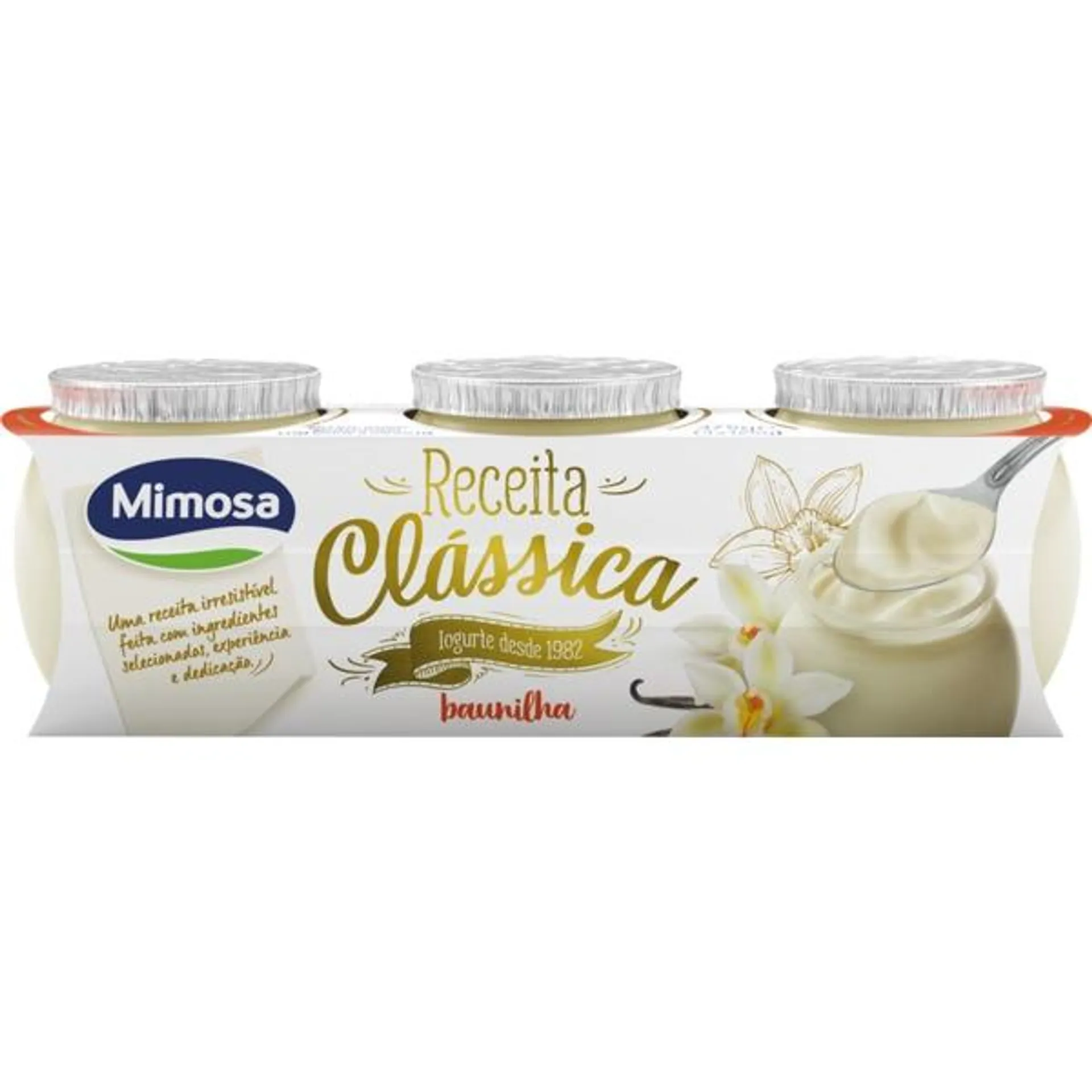 Receita Clássica Iogurte Cremoso de Baunilha Pack 3