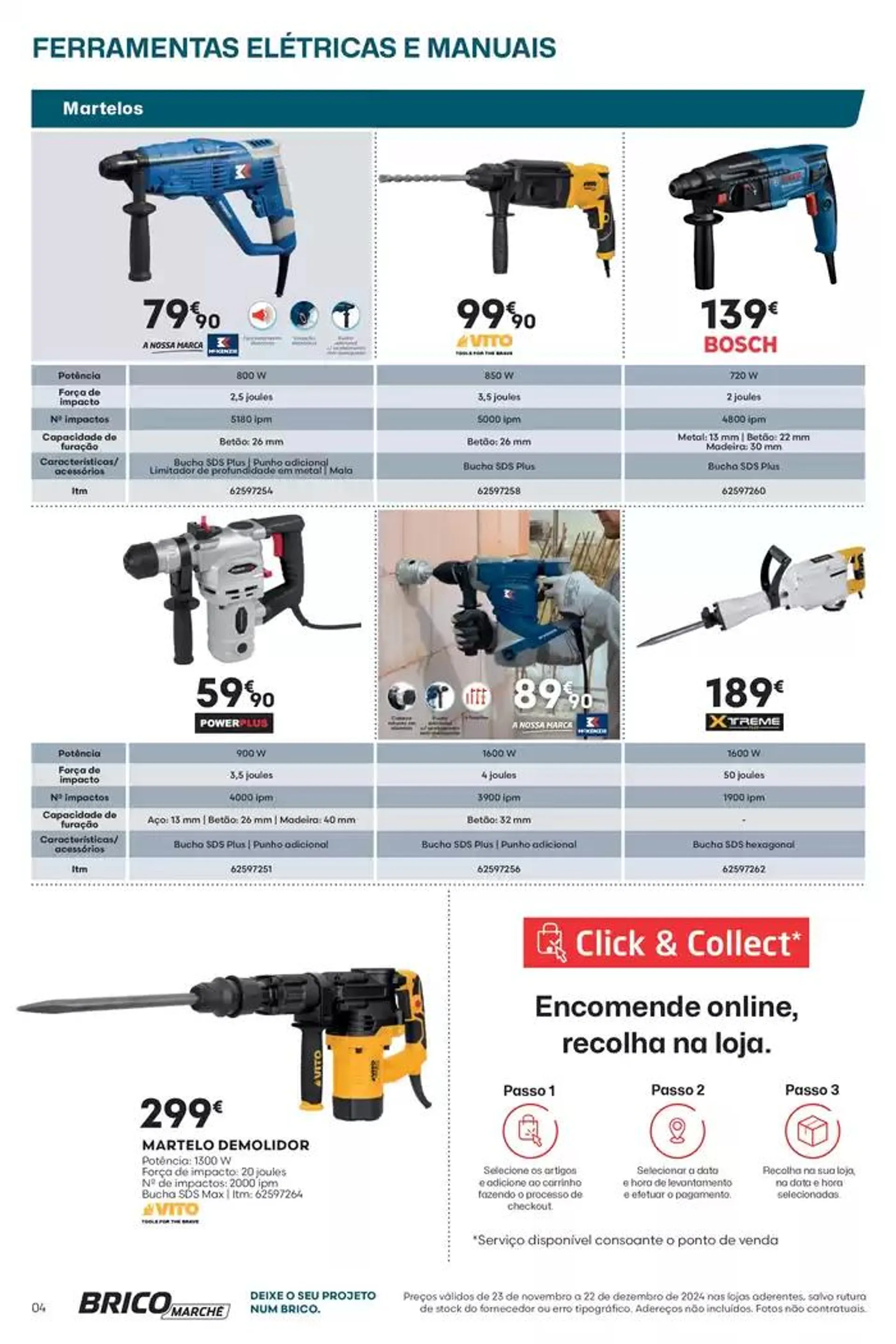 Folheto F#17 Ferramentas Elétricas e Manuais 24p Faro e Lagos de 25 de novembro até 22 de dezembro 2024 - Pagina 4