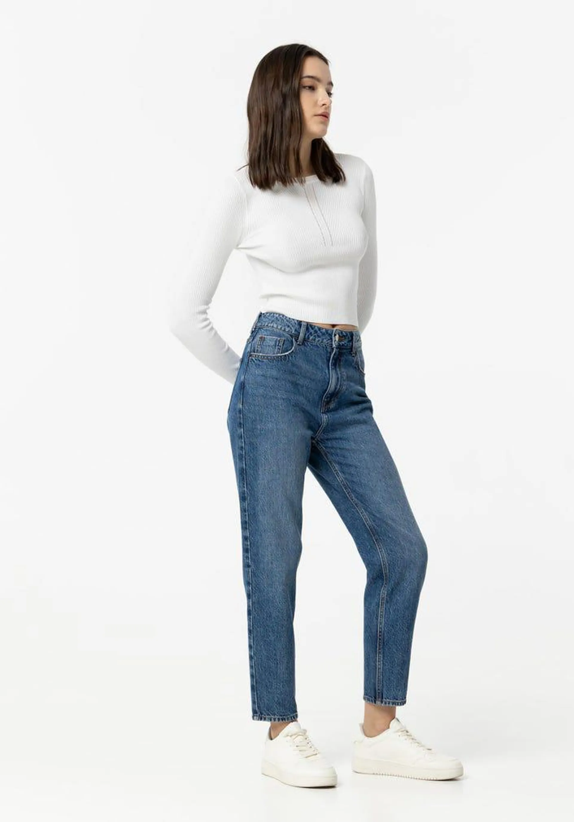 Jeans Mom Tapered Fit