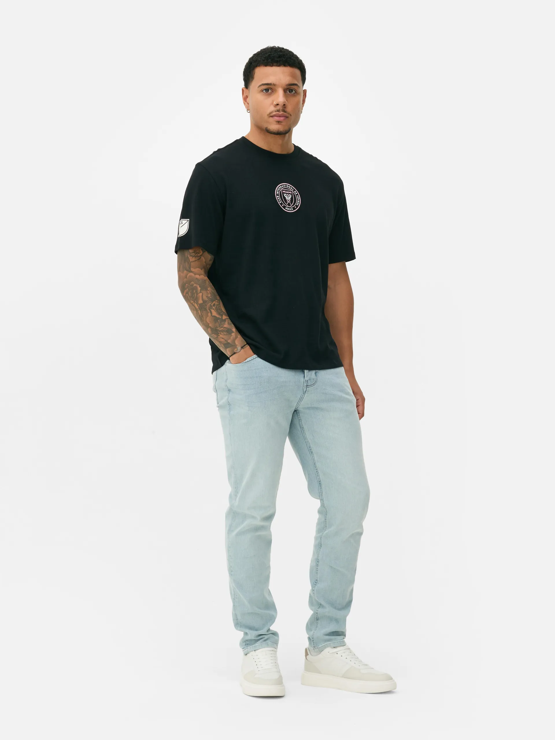 Inter Miami Embroidered T-Shirt