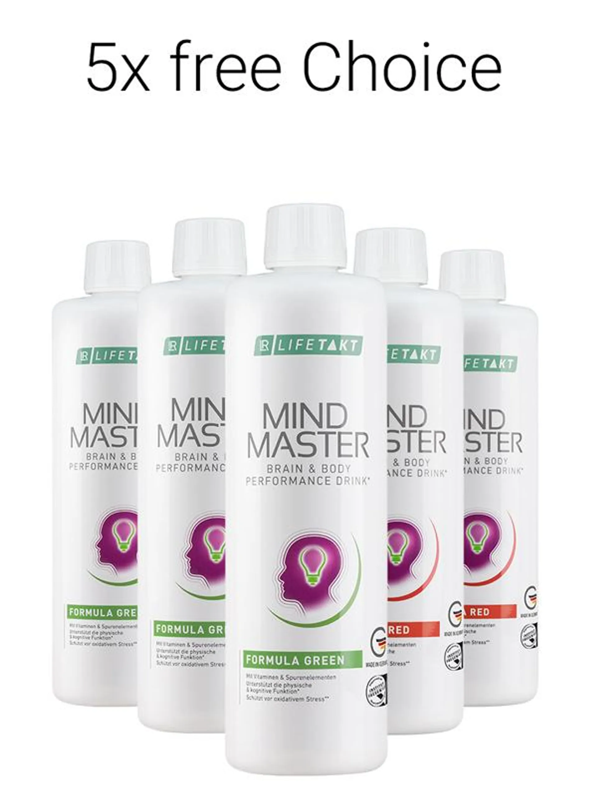 Mind Master - 5er Pack (free choice Green / Red)