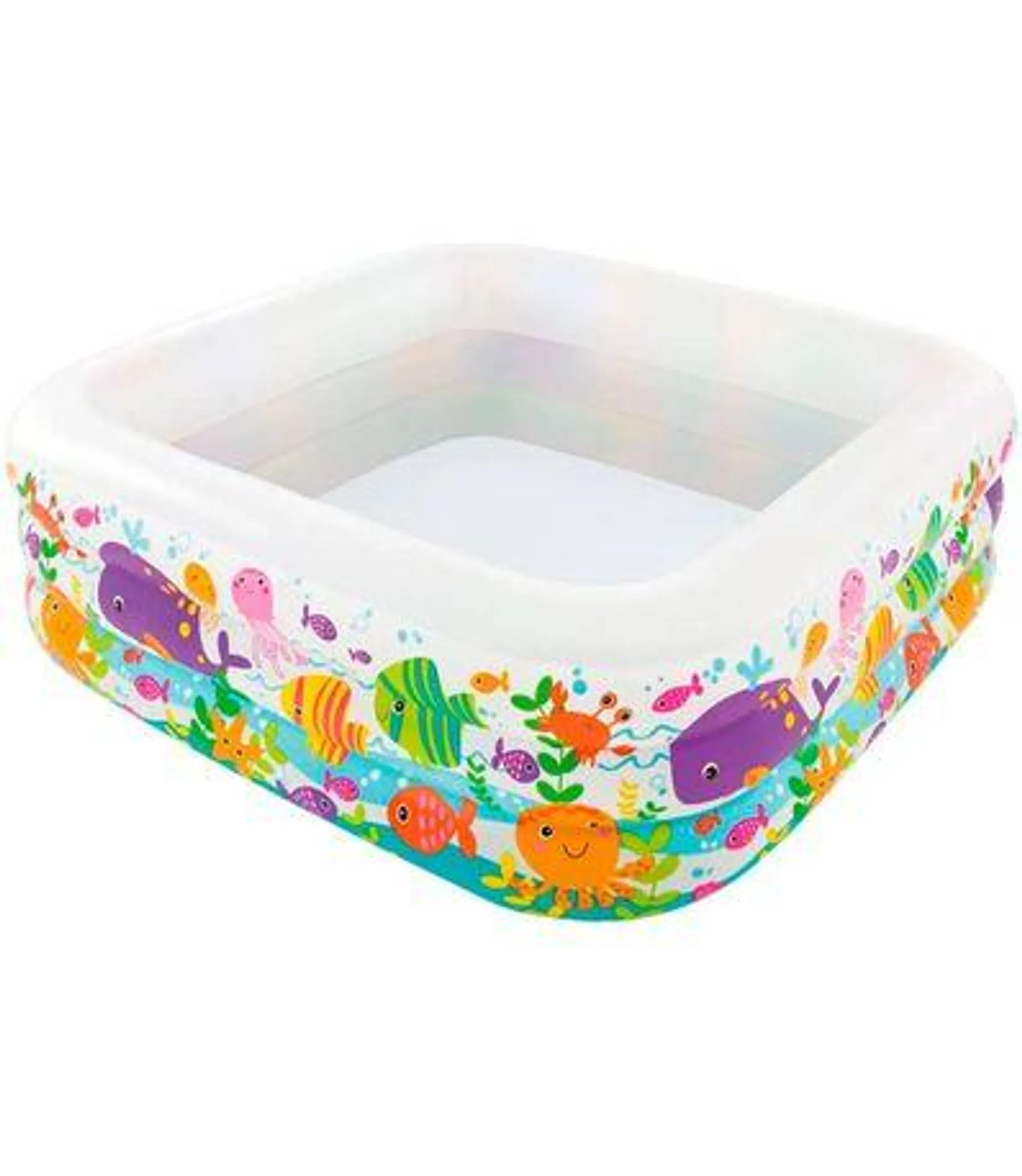 Aquário com piscina infantil transparente - INTEX